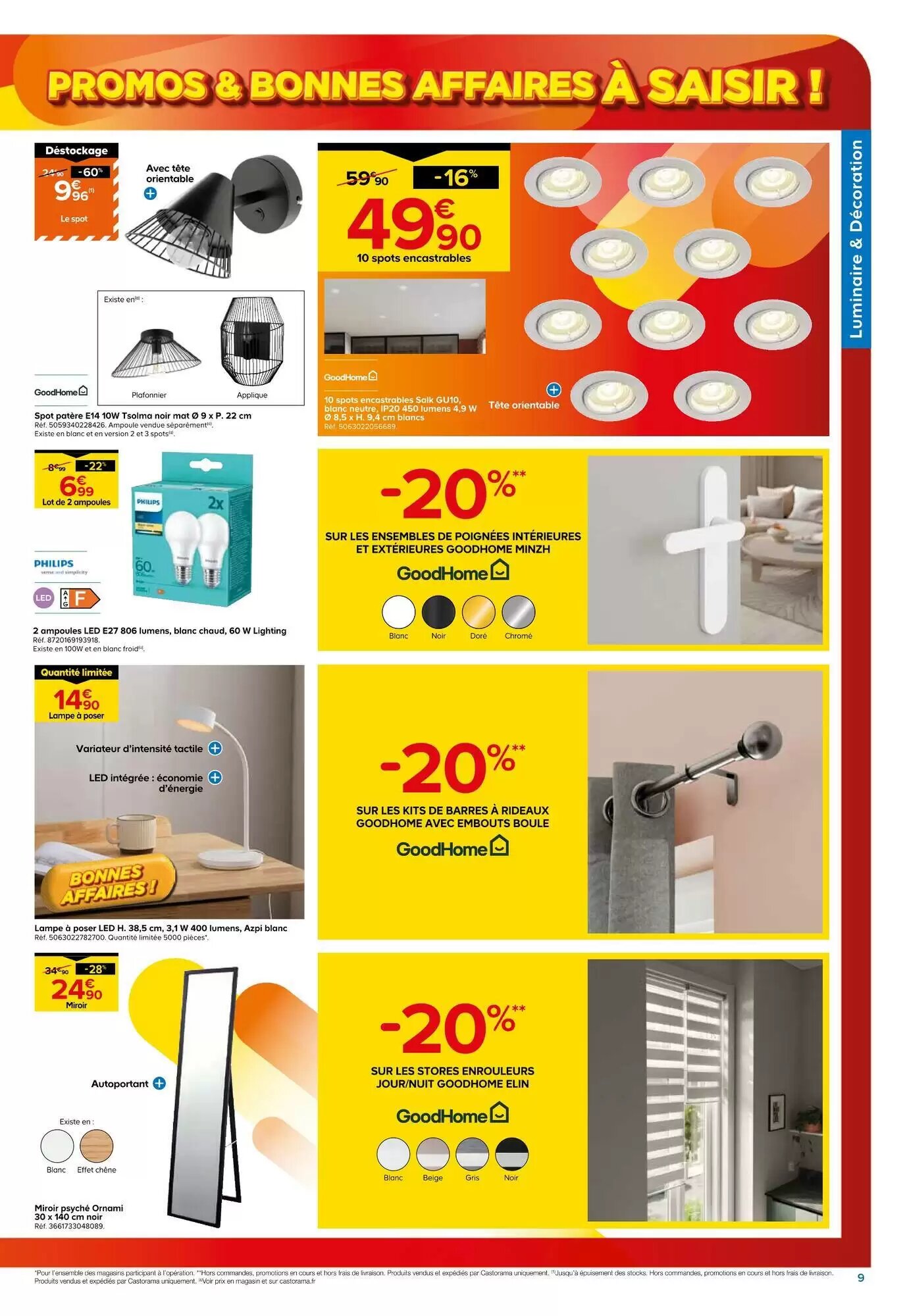 Prospectus promotionnel Castorama valable à partir du 19/08/2026 - Page 9.
