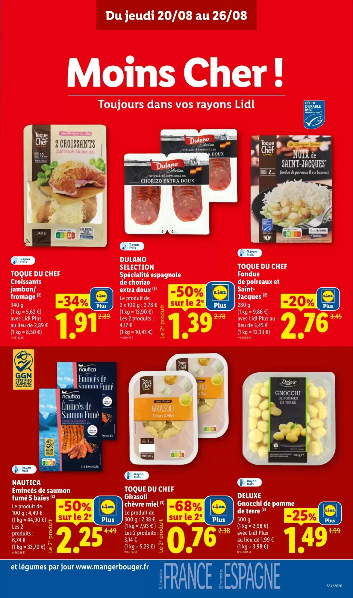 Prospectus promotionnel Lidl valable à partir du 20/08/2026 - Page 13.