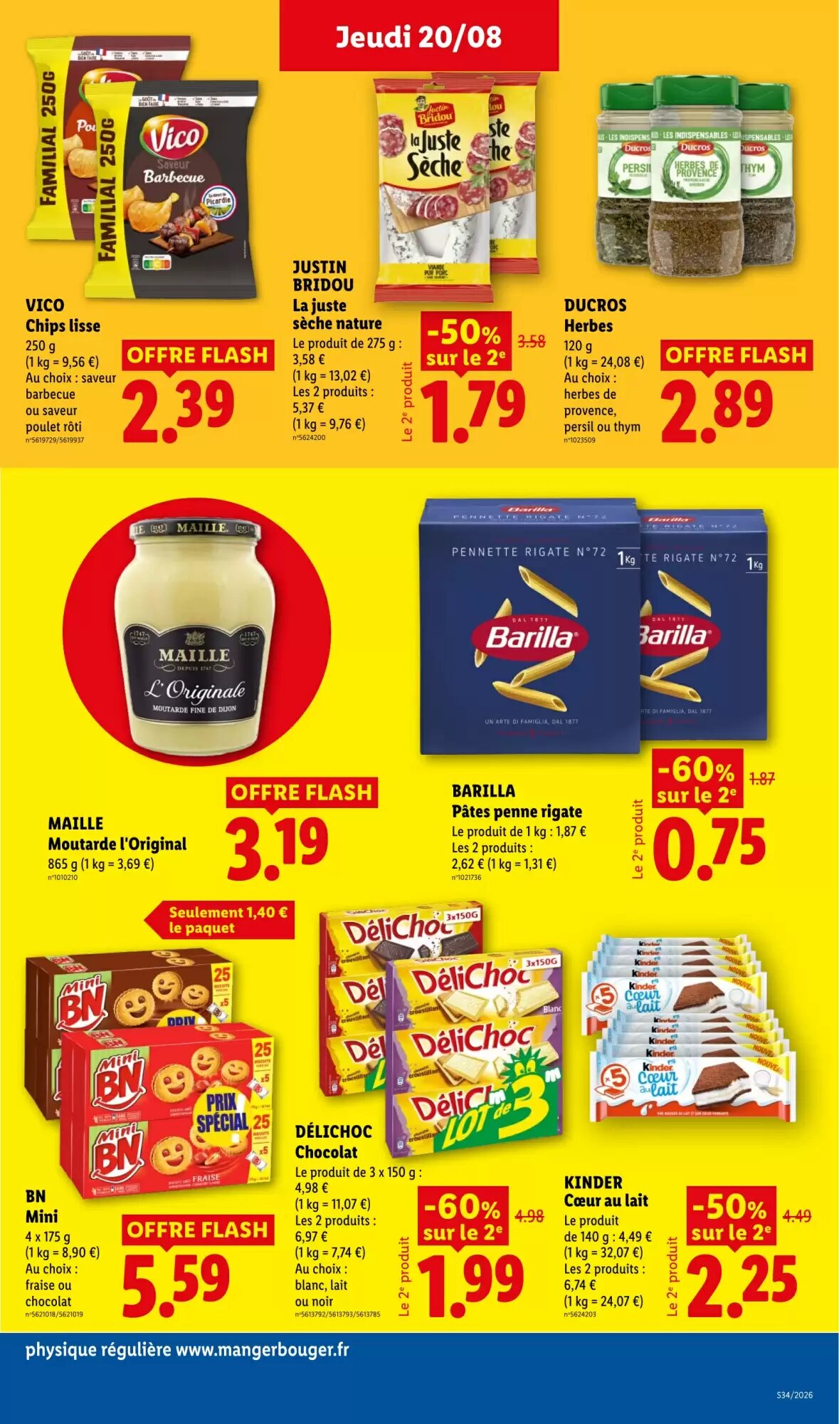 Prospectus promotionnel Lidl valable à partir du 20/08/2026 - Page 19.