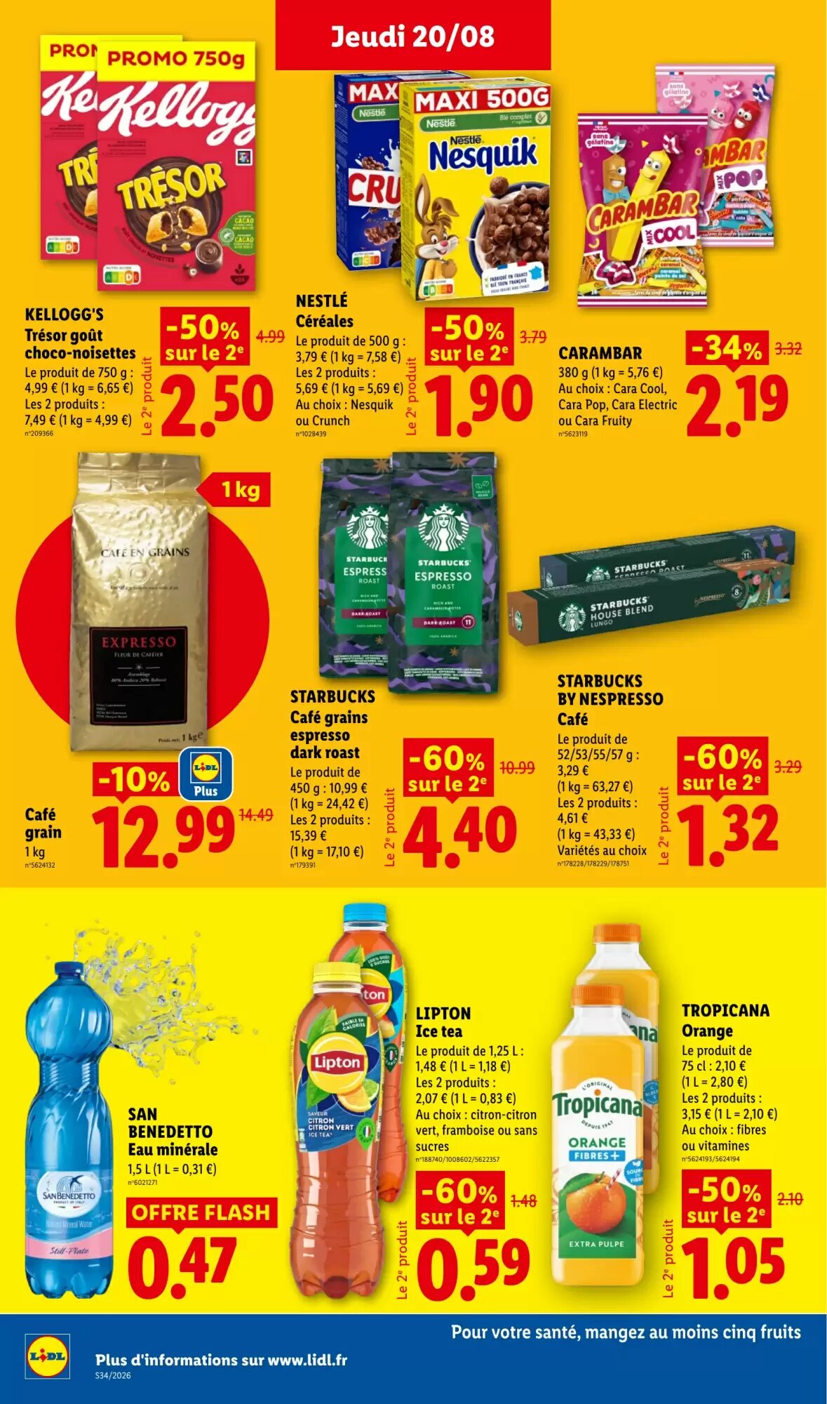 Prospectus promotionnel Lidl valable à partir du 20/08/2026 - Page 20.