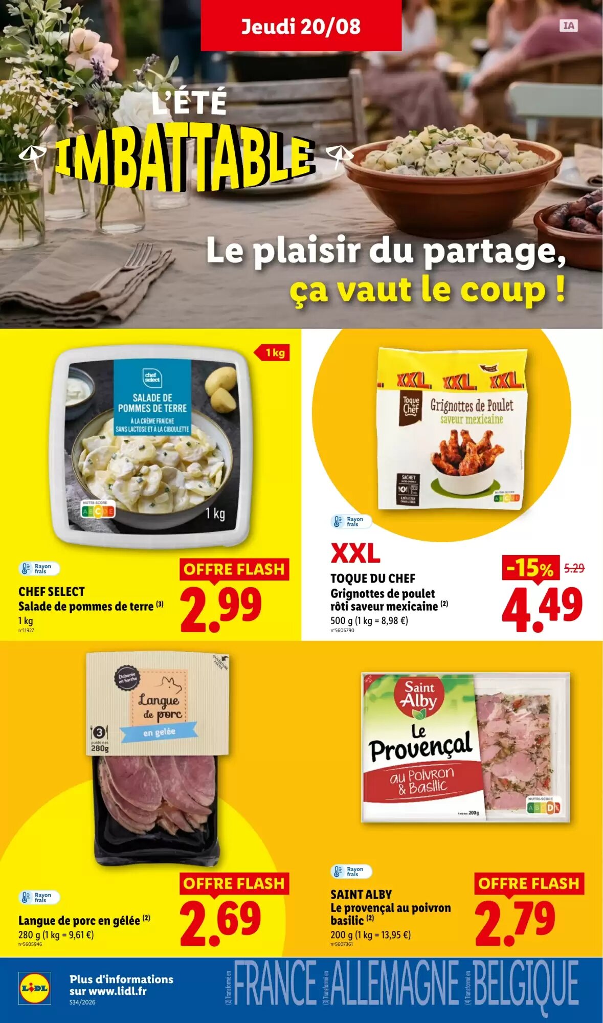 Prospectus promotionnel Lidl valable à partir du 20/08/2026 - Page 22.