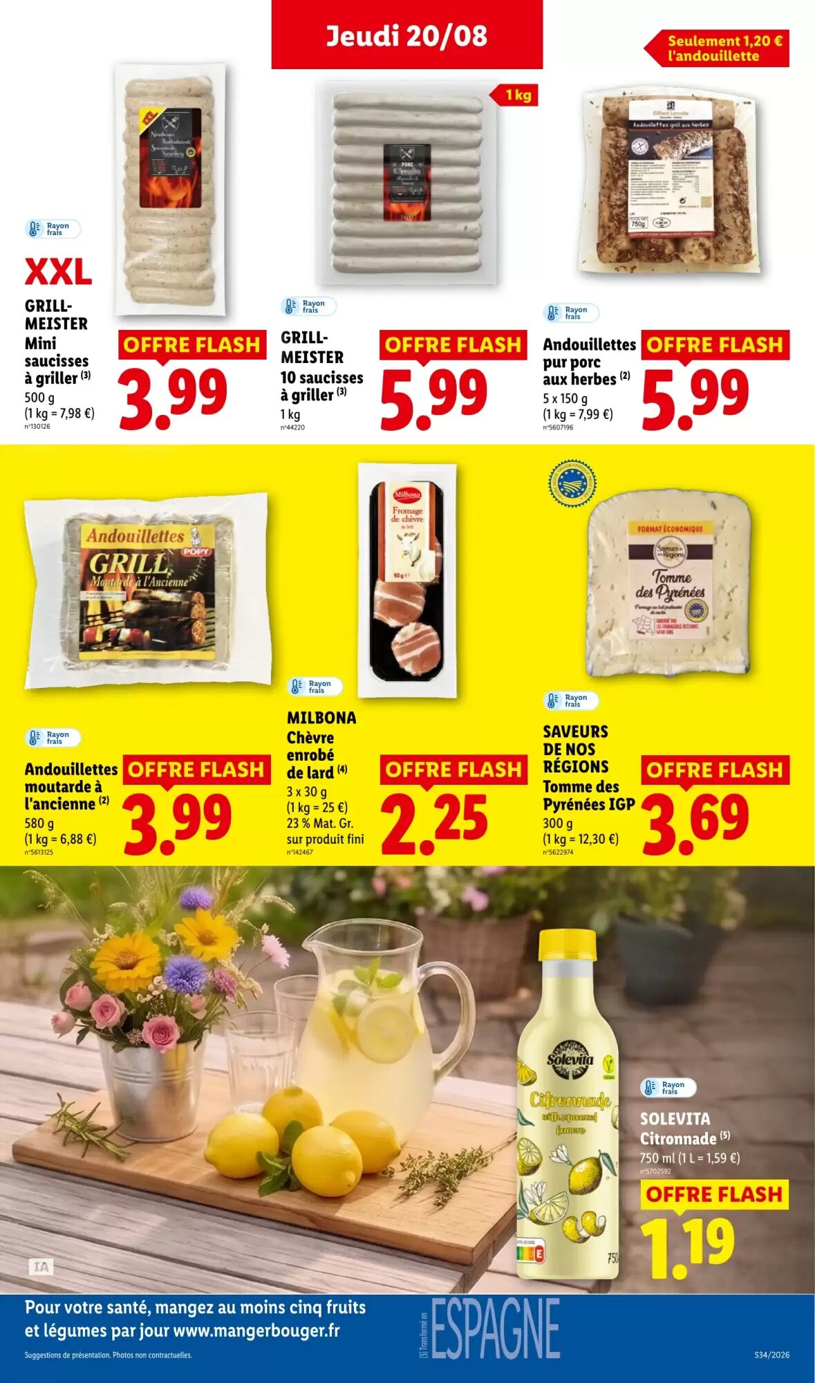 Prospectus promotionnel Lidl valable à partir du 20/08/2026 - Page 23.