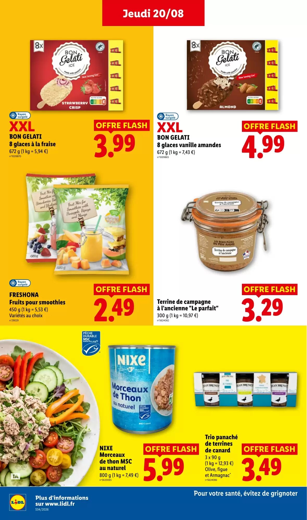 Prospectus promotionnel Lidl valable à partir du 20/08/2026 - Page 24.