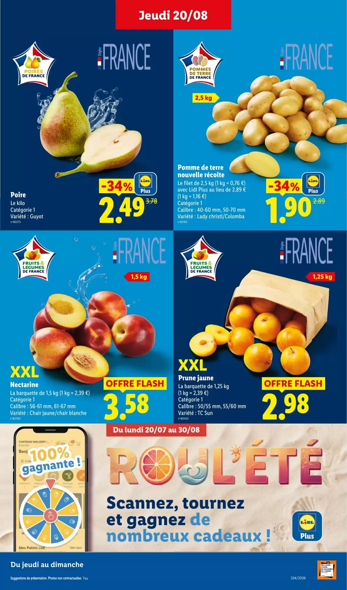 Prospectus promotionnel Lidl valable à partir du 20/08/2026 - Page 3.