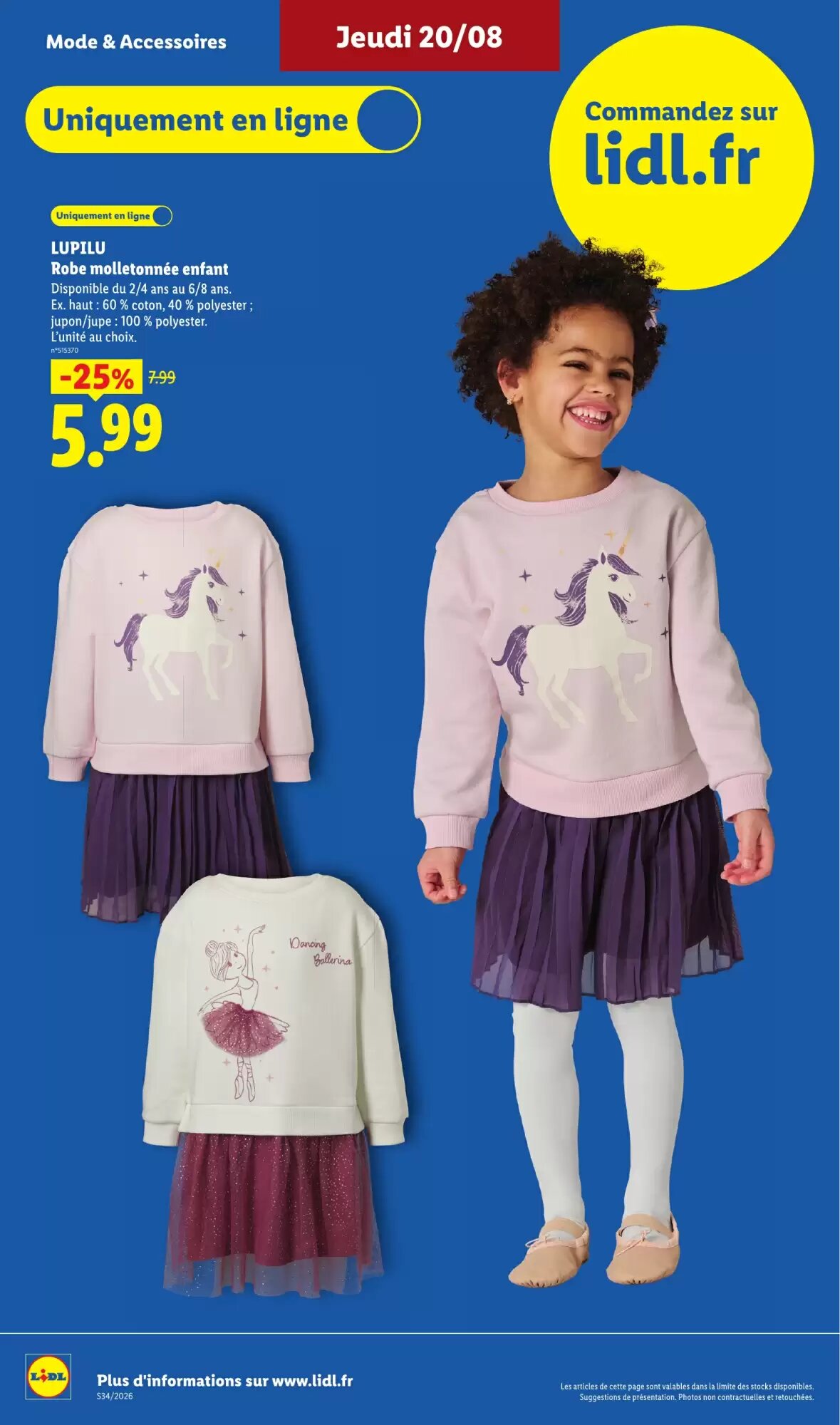 Prospectus promotionnel Lidl valable à partir du 20/08/2026 - Page 30.