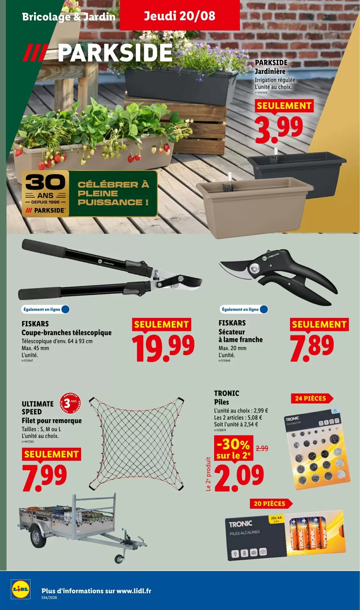Prospectus promotionnel Lidl valable à partir du 20/08/2026 - Page 38.