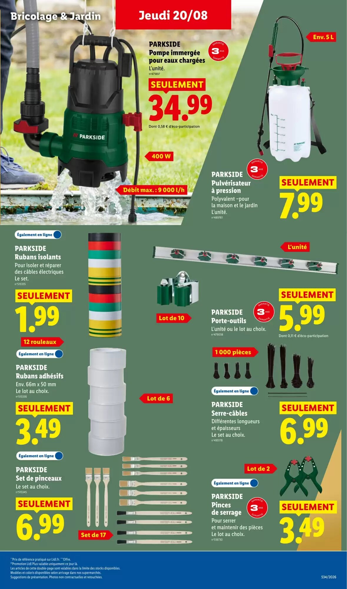 Prospectus promotionnel Lidl valable à partir du 20/08/2026 - Page 39.