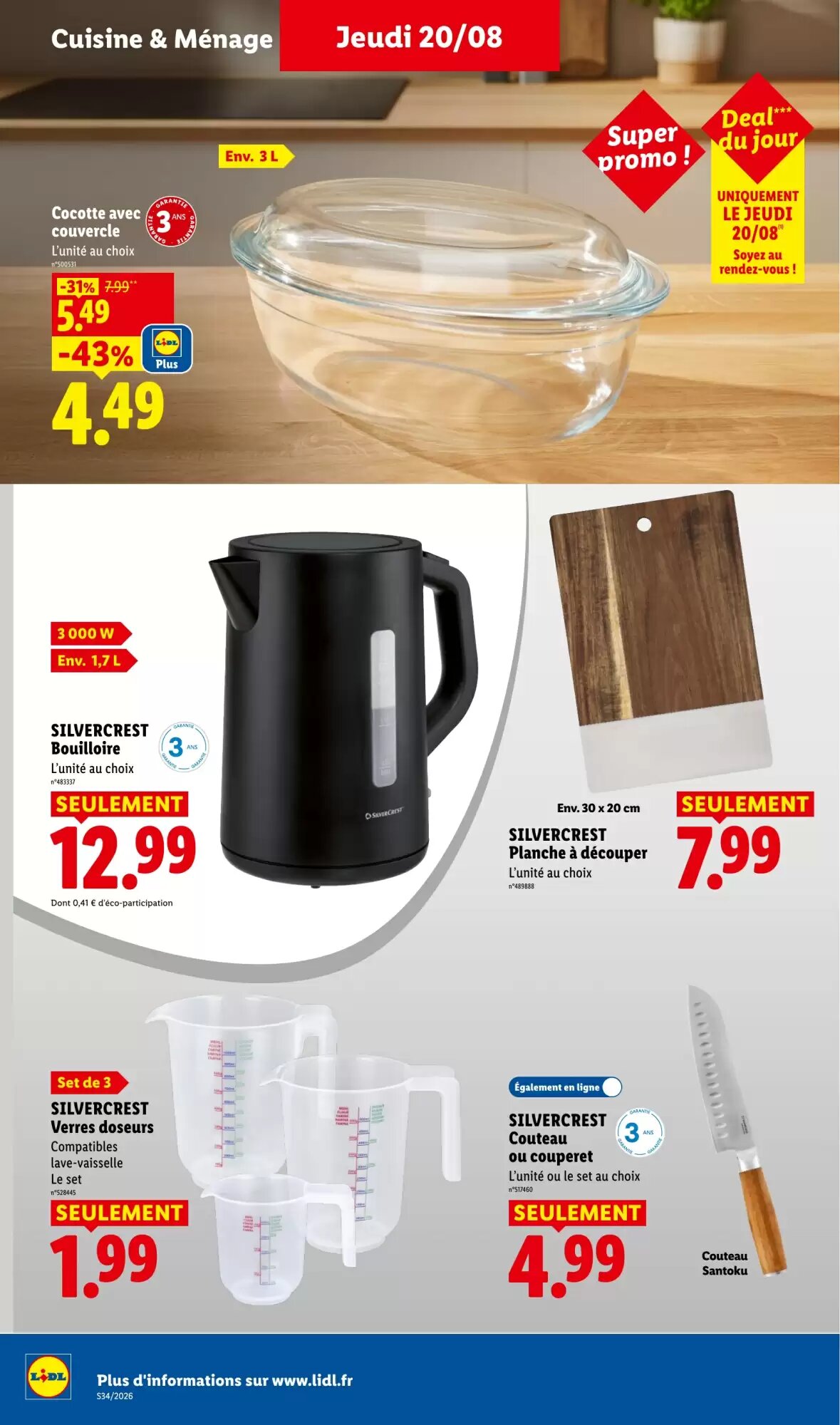 Prospectus promotionnel Lidl valable à partir du 20/08/2026 - Page 42.