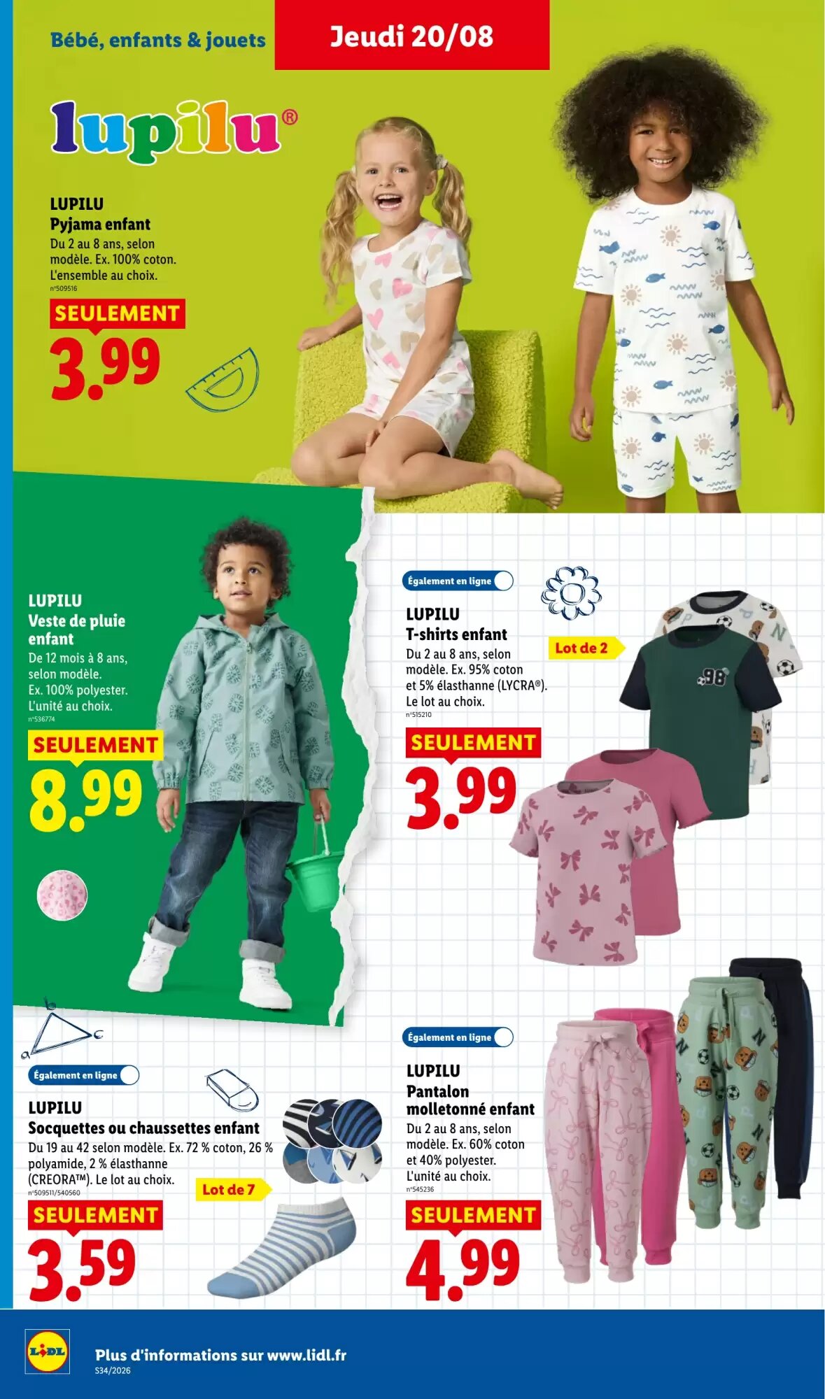 Prospectus promotionnel Lidl valable à partir du 20/08/2026 - Page 44.