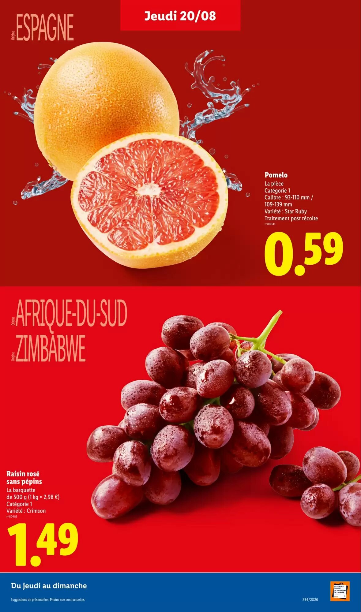 Prospectus promotionnel Lidl valable à partir du 20/08/2026 - Page 5.