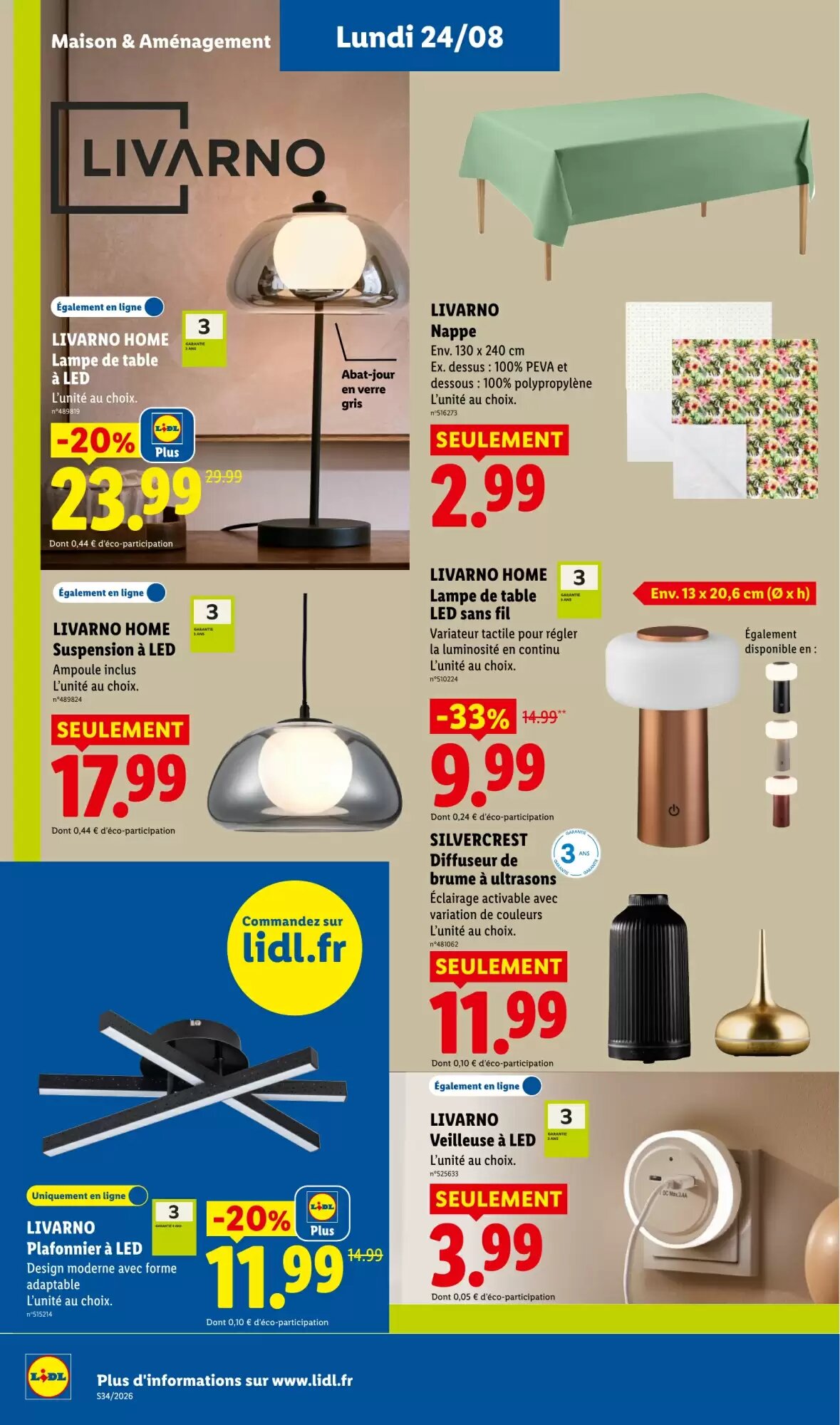 Prospectus promotionnel Lidl valable à partir du 20/08/2026 - Page 50.