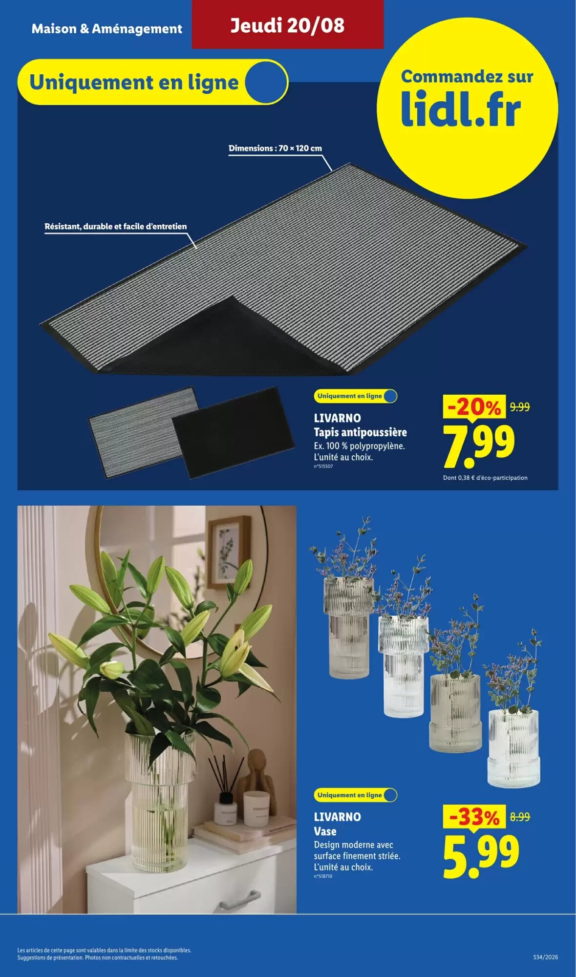Prospectus promotionnel Lidl valable à partir du 20/08/2026 - Page 7.