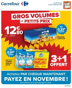 Prospectus promotionnel Carrefour valable à partir du 20/08/2026