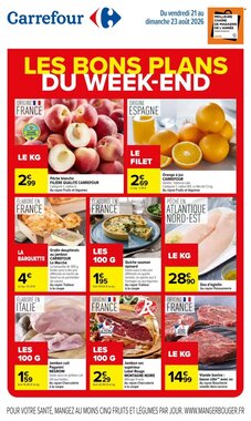 Prospectus promotionnel Carrefour valable à partir du 21/08/2026