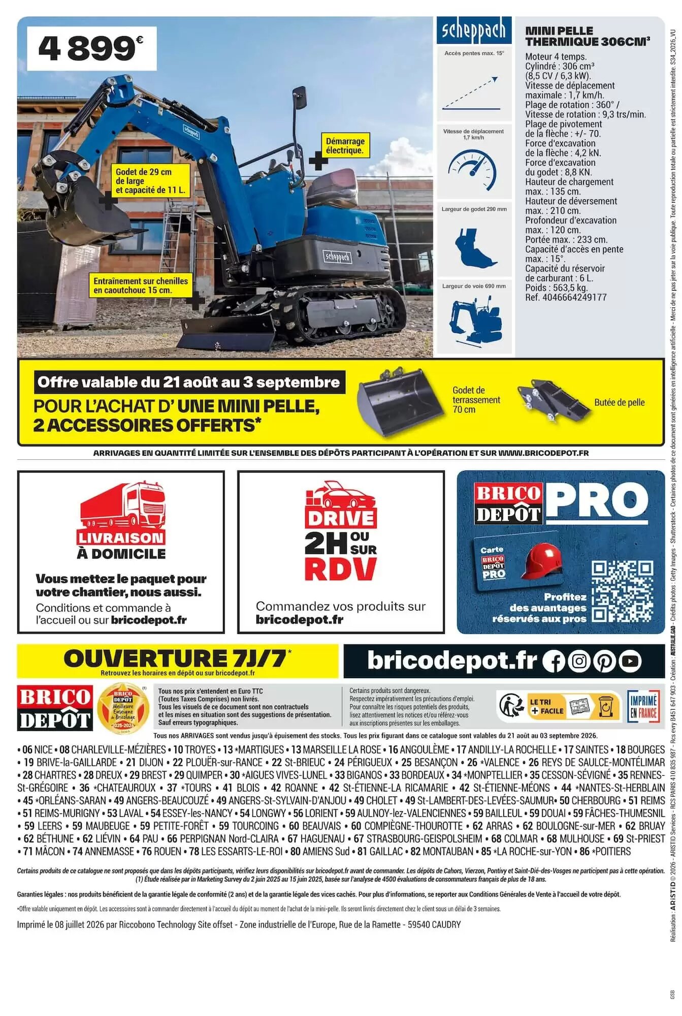 Prospectus promotionnel Brico Dépôt valable à partir du 21/08/2026 - Page 12.