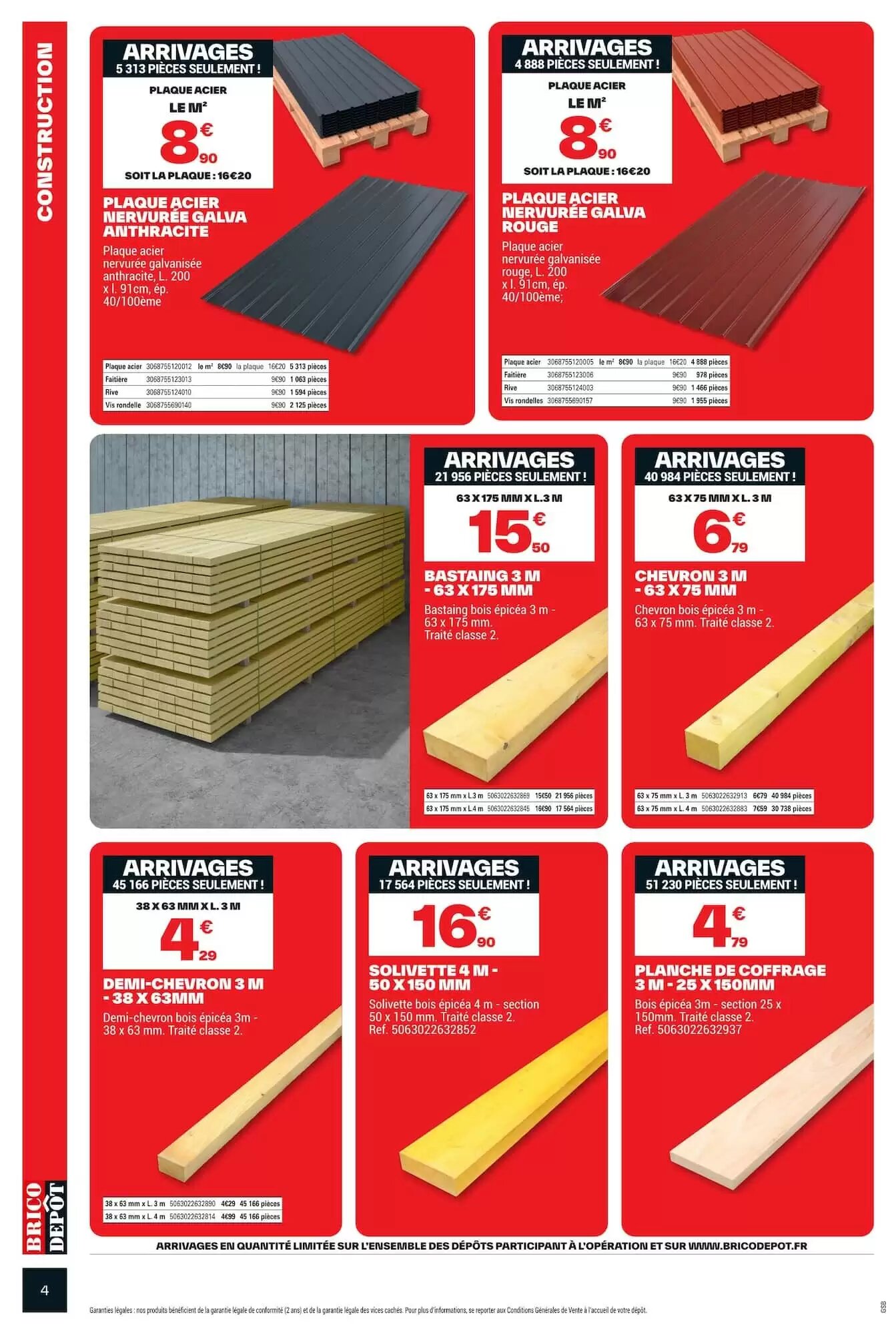 Prospectus promotionnel Brico Dépôt valable à partir du 21/08/2026 - Page 4.