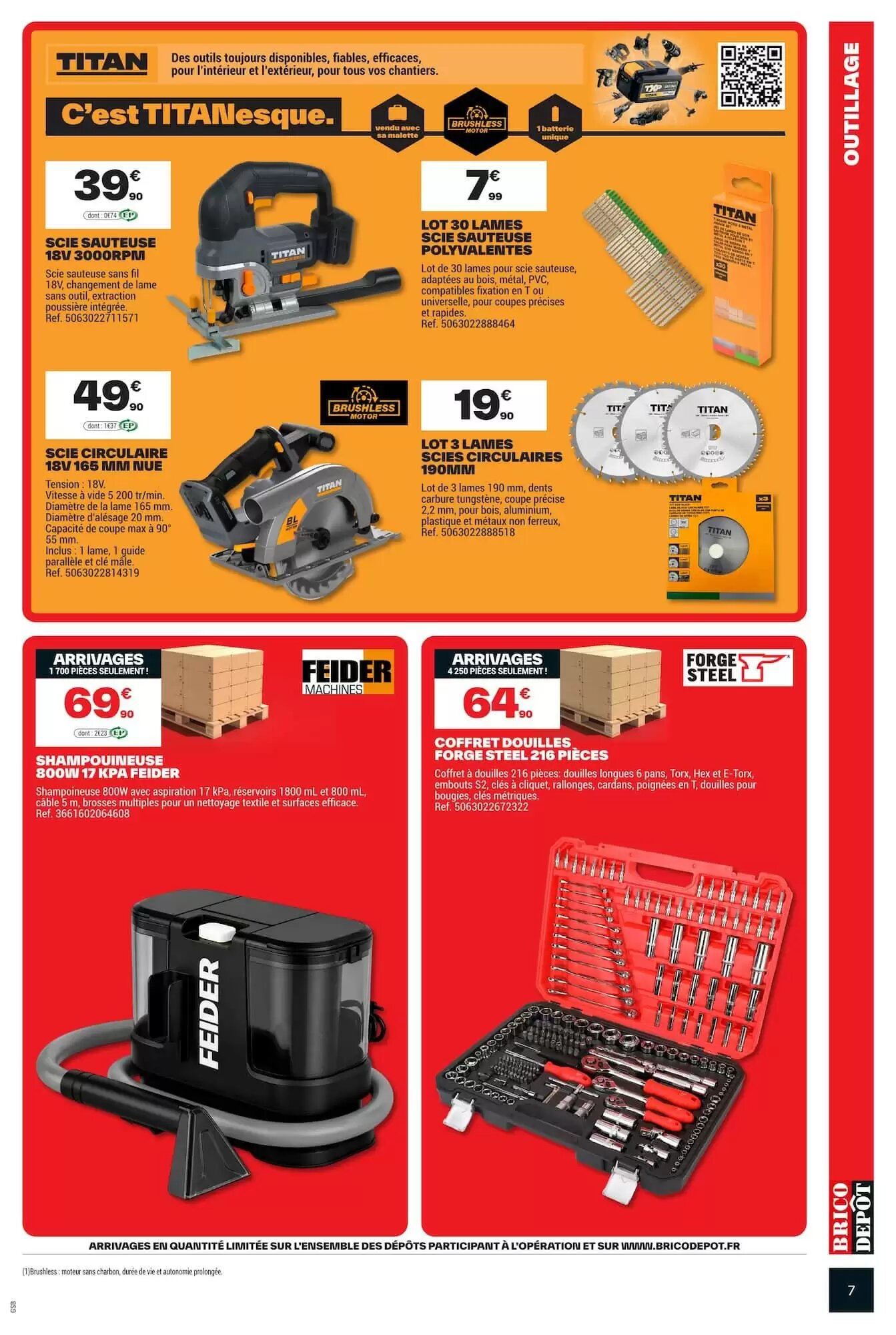Prospectus promotionnel Brico Dépôt valable à partir du 21/08/2026 - Page 7.