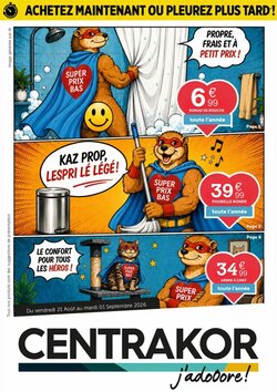 Prospectus promotionnel Centrakor valable à partir du 21/08/2026
