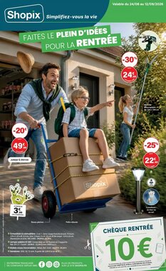 Prospectus promotionnel Shopix valable à partir du 24/08/2026