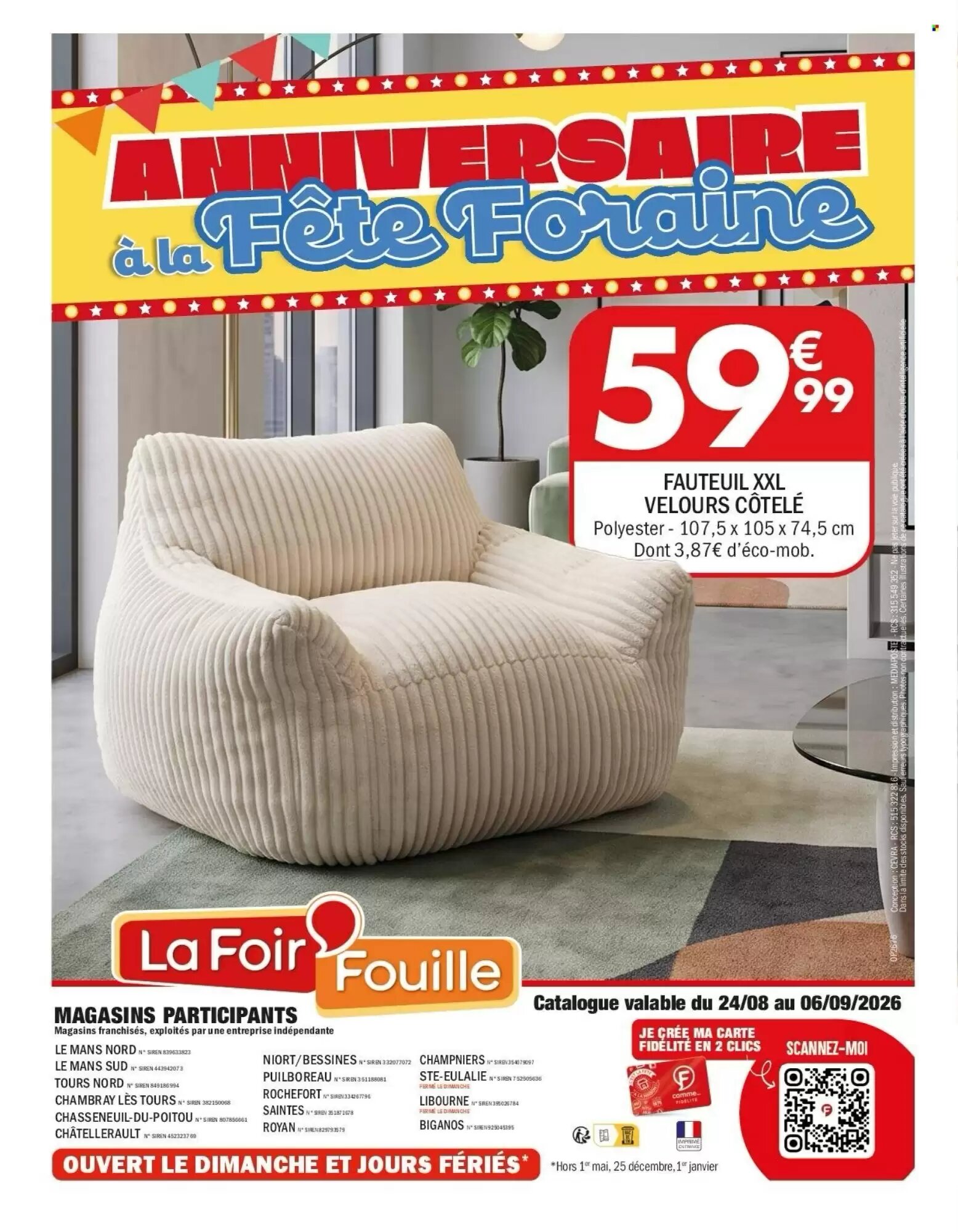 Prospectus promotionnel La Foir'Fouille valable à partir du 24/08/2026 - Page 24.