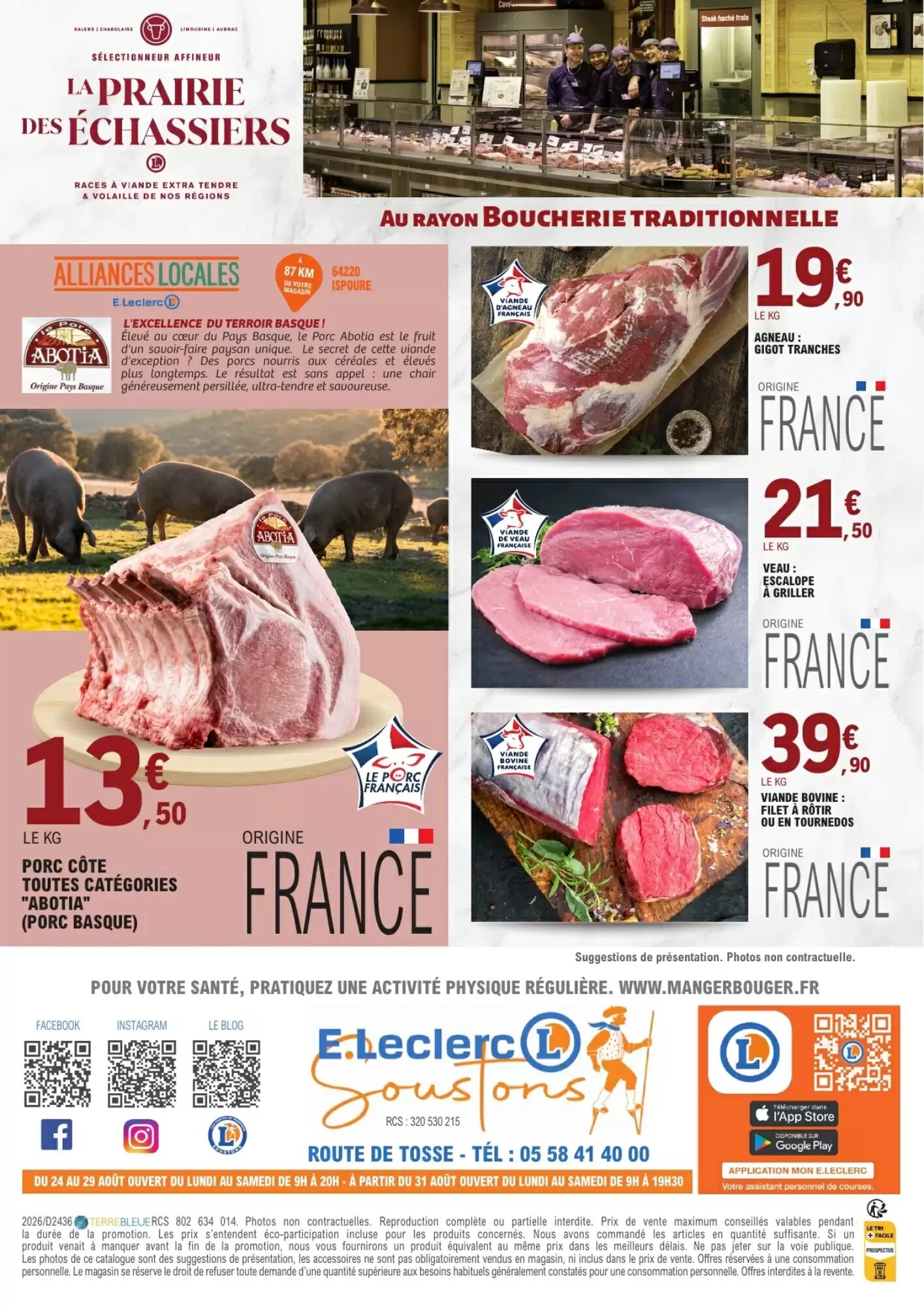 Prospectus promotionnel E.Leclerc valable à partir du 24/08/2026 - Page 4.