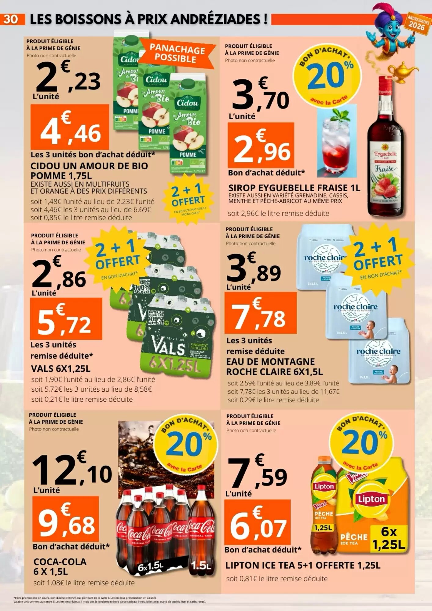 Prospectus promotionnel E.Leclerc valable à partir du 24/08/2026 - Page 30.