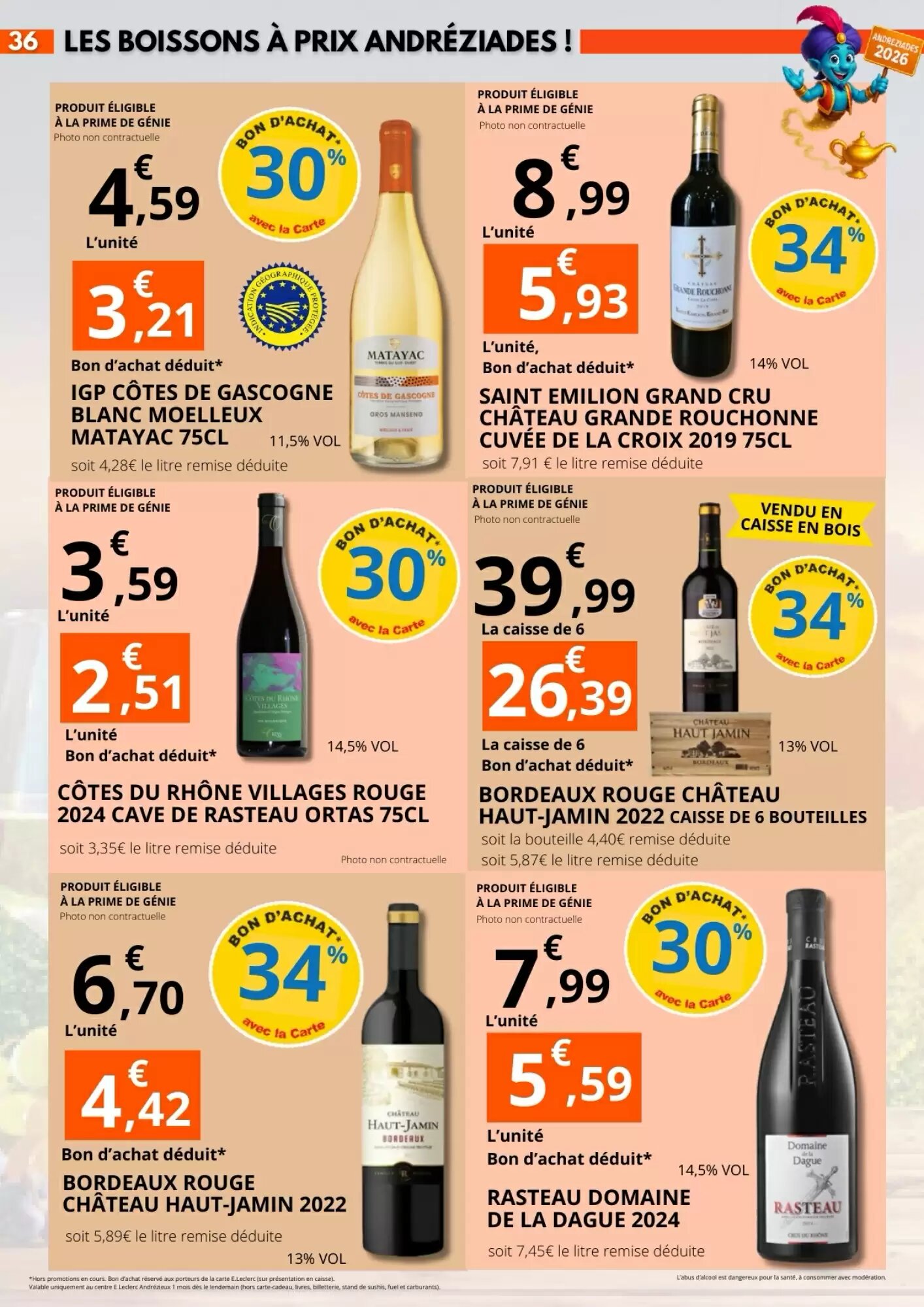 Prospectus promotionnel E.Leclerc valable à partir du 24/08/2026 - Page 36.