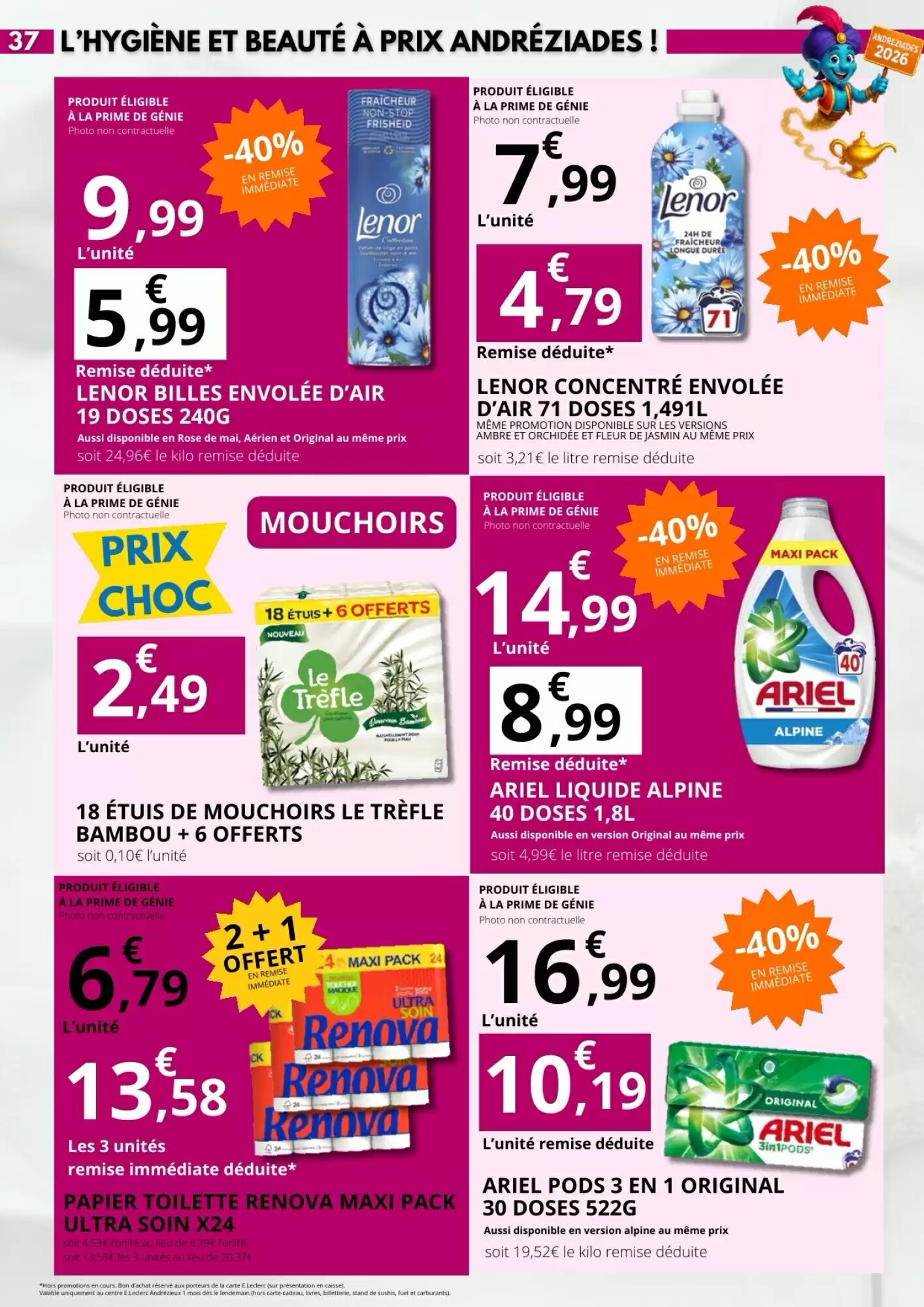 Prospectus promotionnel E.Leclerc valable à partir du 24/08/2026 - Page 37.