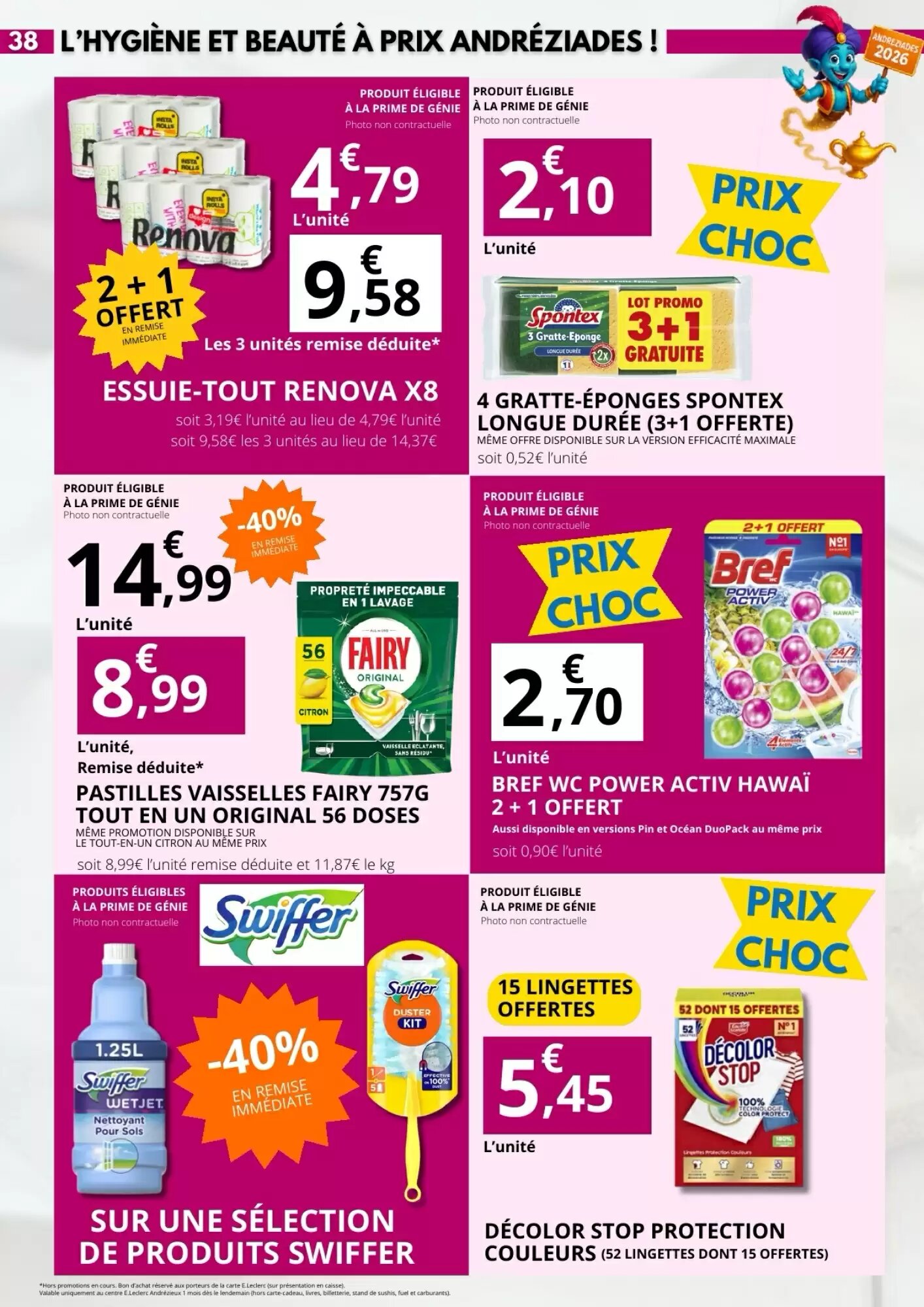 Prospectus promotionnel E.Leclerc valable à partir du 24/08/2026 - Page 38.
