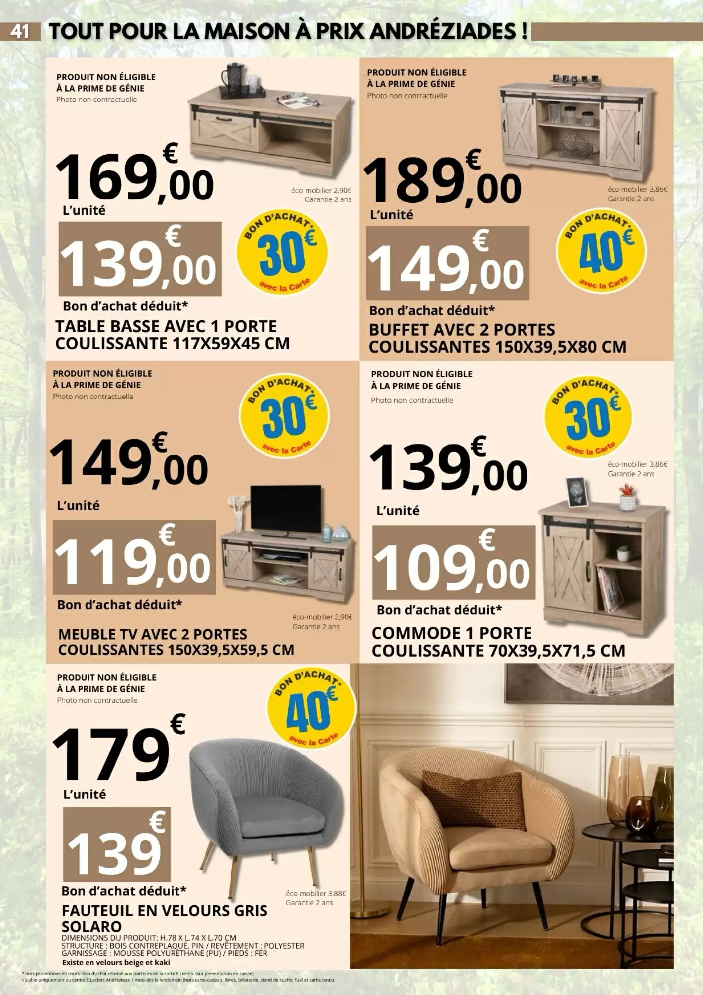Prospectus promotionnel E.Leclerc valable à partir du 24/08/2026 - Page 41.