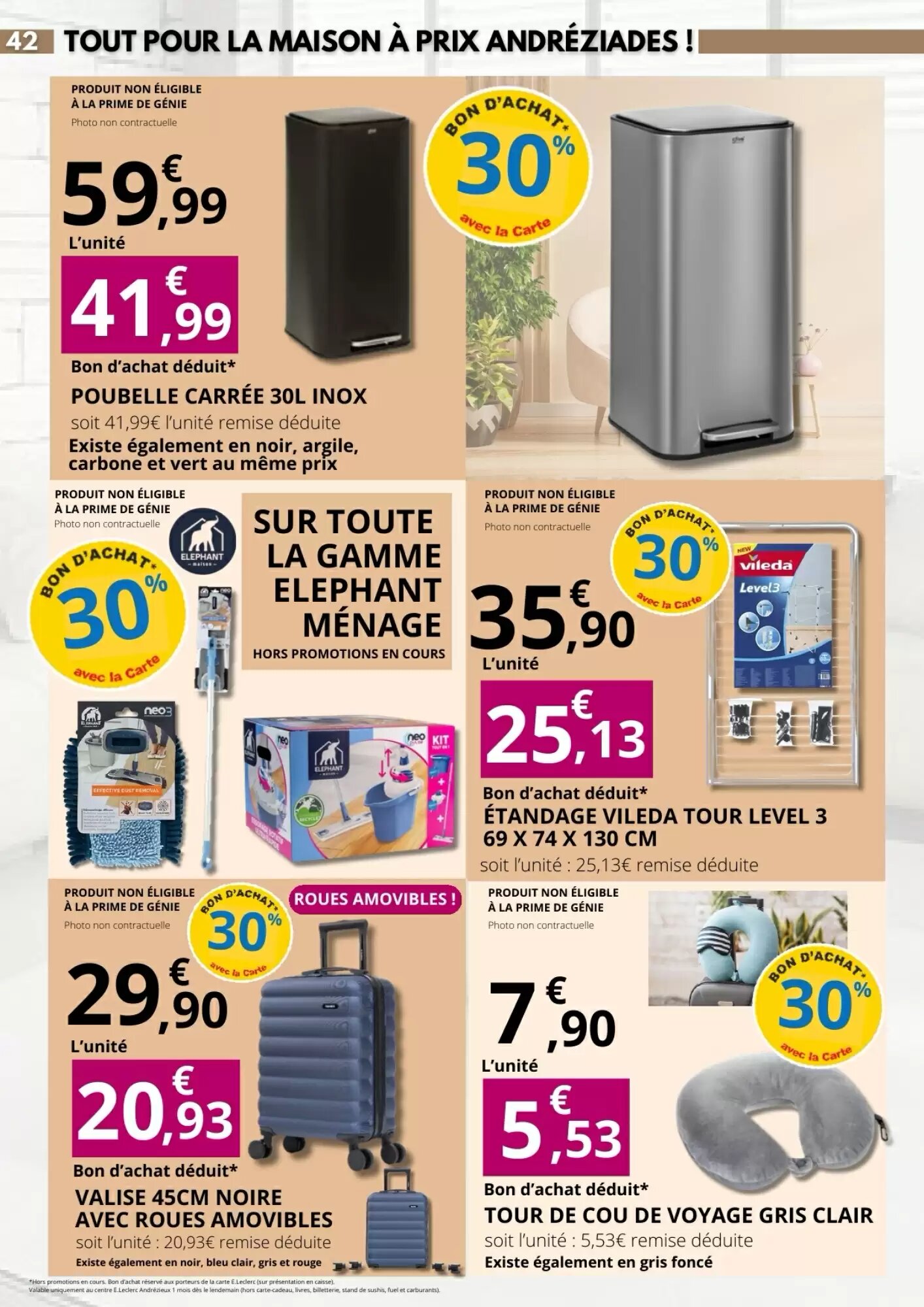 Prospectus promotionnel E.Leclerc valable à partir du 24/08/2026 - Page 42.