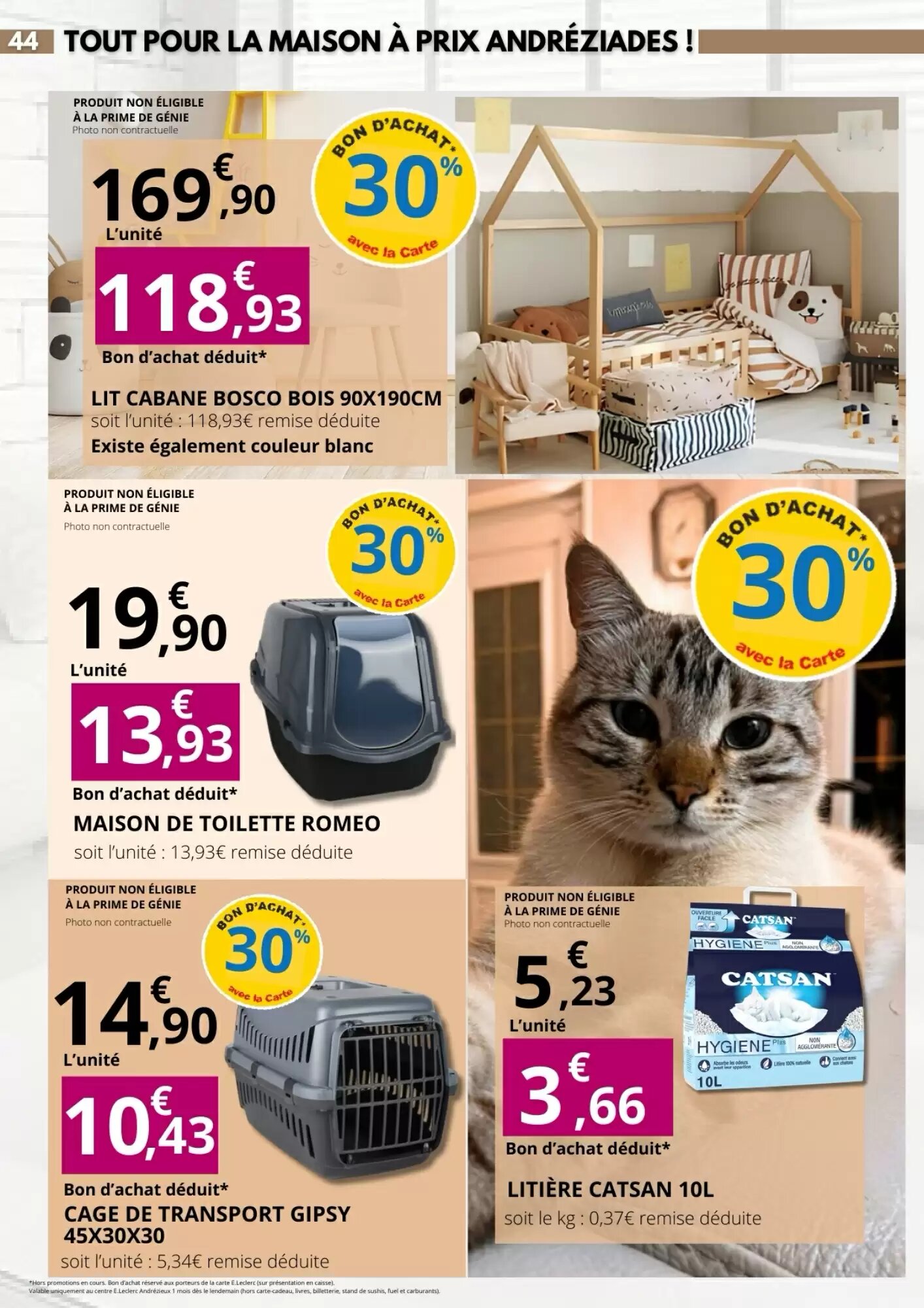 Prospectus promotionnel E.Leclerc valable à partir du 24/08/2026 - Page 44.