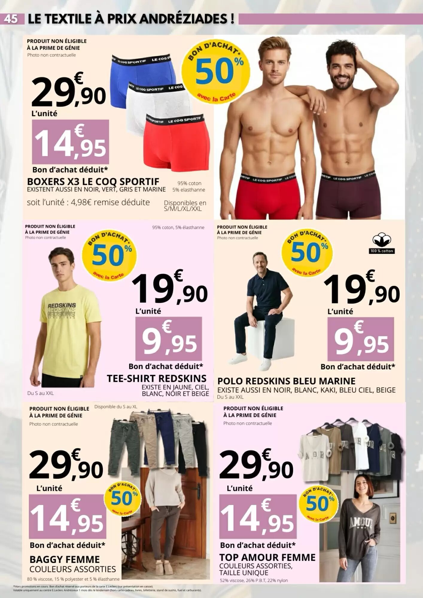 Prospectus promotionnel E.Leclerc valable à partir du 24/08/2026 - Page 45.