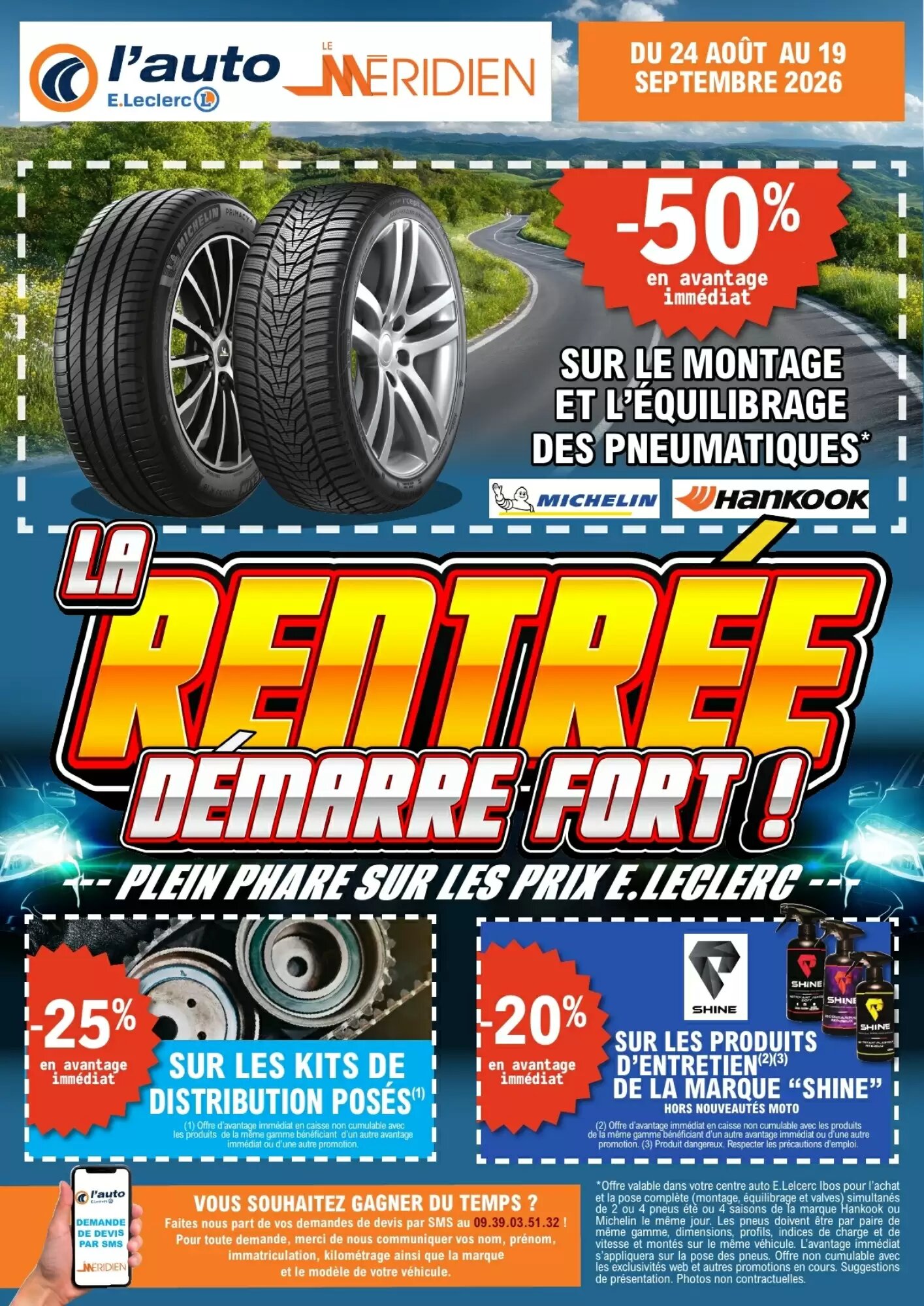 Prospectus promotionnel E.Leclerc L'Auto valable à partir du 24/08/2026 - Page 1.