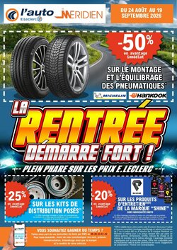 Prospectus promotionnel E.Leclerc L'Auto valable à partir du 24/08/2026