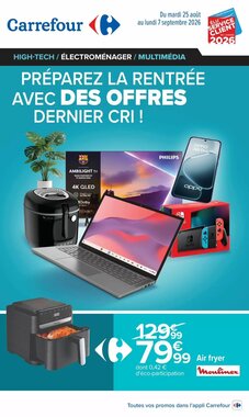 Prospectus promotionnel Carrefour valable à partir du 25/08/2026