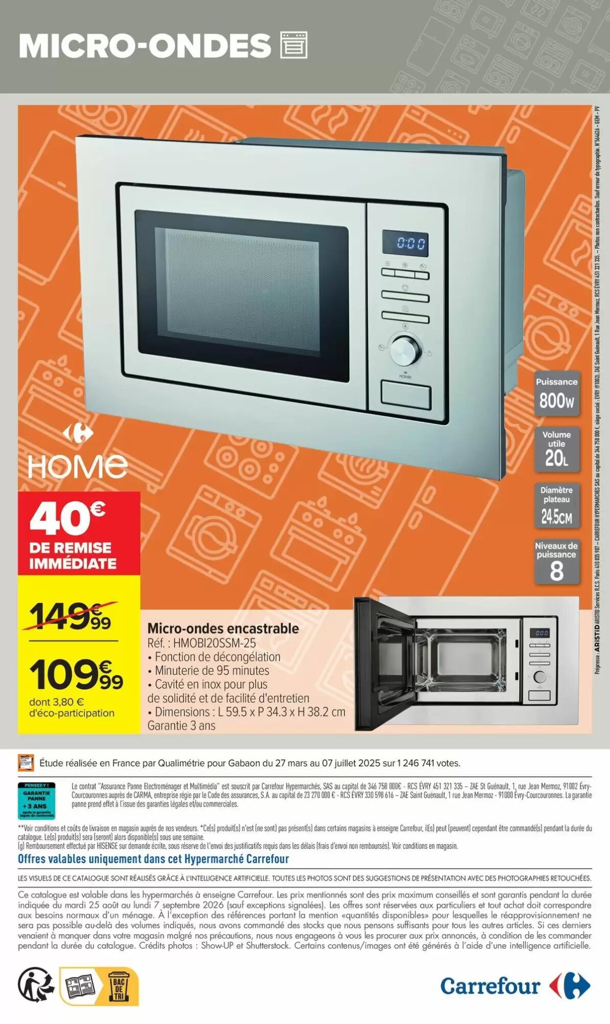Prospectus promotionnel Carrefour valable à partir du 25/08/2026 - Page 8.