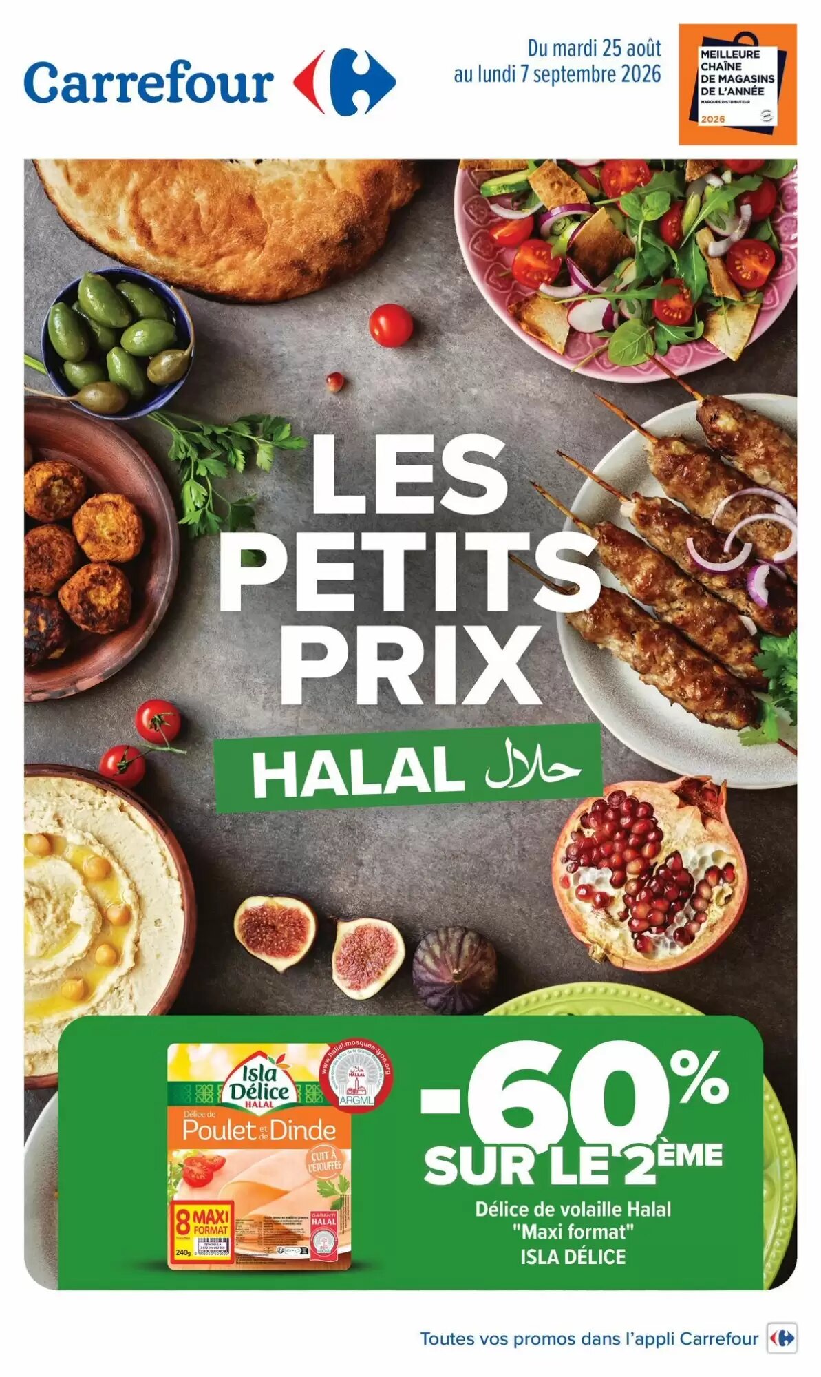 Prospectus promotionnel Carrefour valable à partir du 25/08/2026 - Page 1.