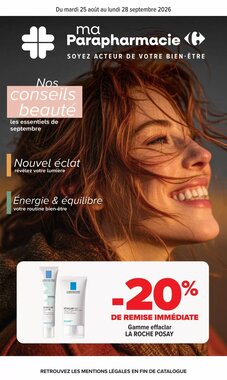 Prospectus promotionnel Carrefour maPara parapharmacie valable à partir du 25/08/2026