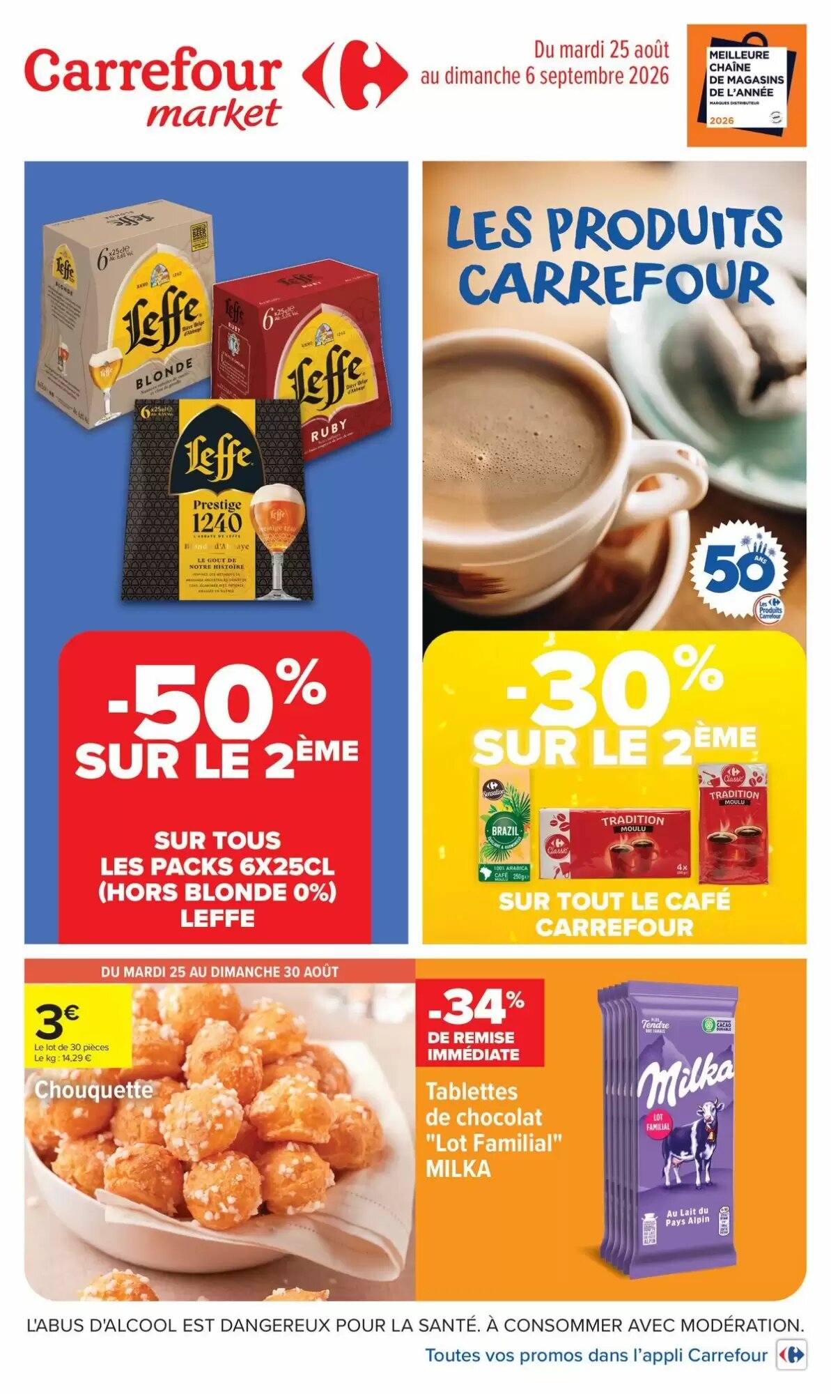 Prospectus promotionnel Carrefour Market valable à partir du 25/08/2026 - Page 1.