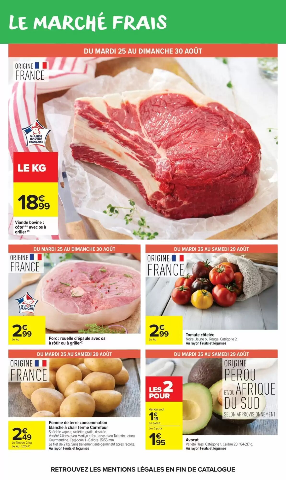 Prospectus promotionnel Carrefour Market valable à partir du 25/08/2026 - Page 14.
