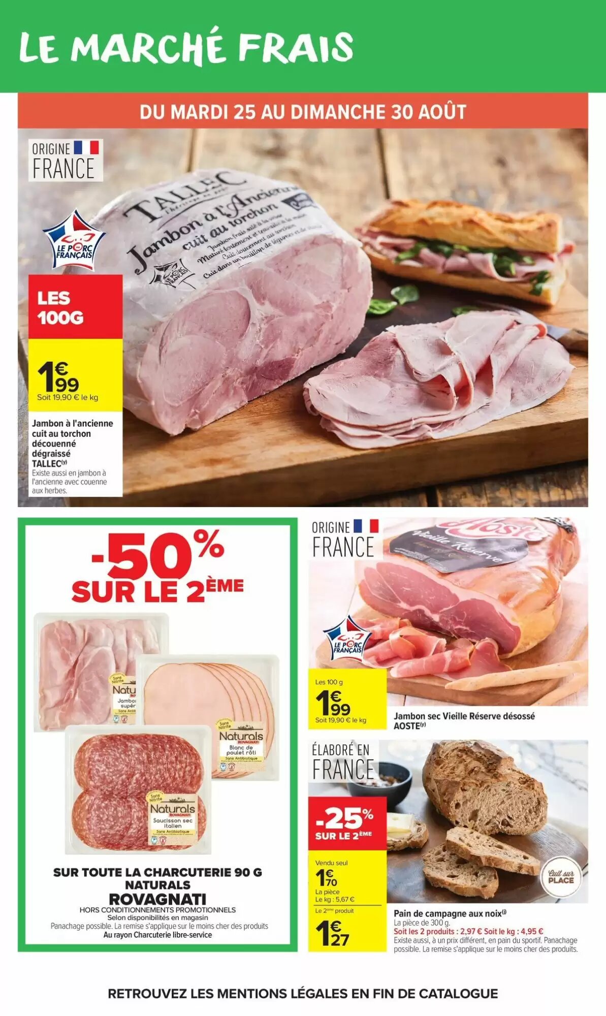 Prospectus promotionnel Carrefour Market valable à partir du 25/08/2026 - Page 18.