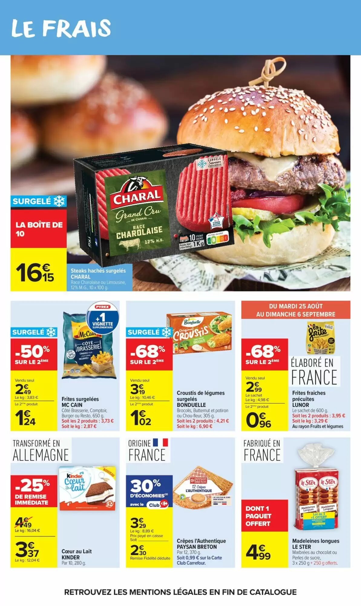 Prospectus promotionnel Carrefour Market valable à partir du 25/08/2026 - Page 29.