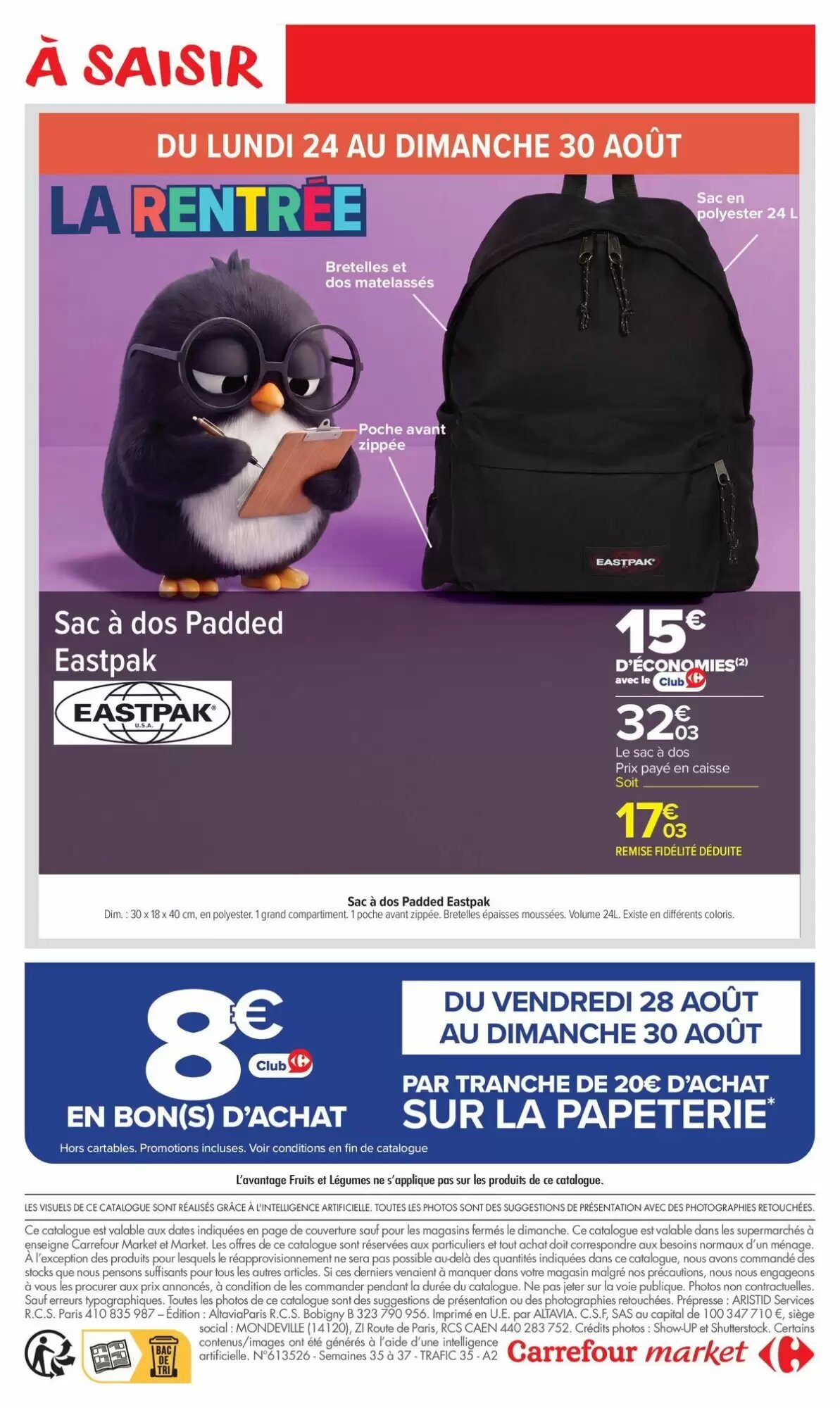 Prospectus promotionnel Carrefour Market valable à partir du 25/08/2026 - Page 3.