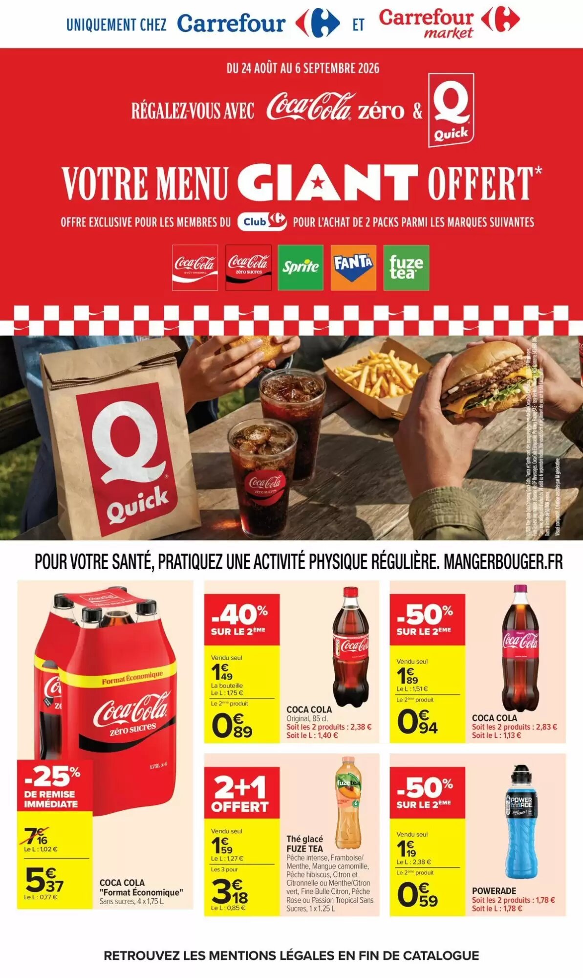 Prospectus promotionnel Carrefour Market valable à partir du 25/08/2026 - Page 43.