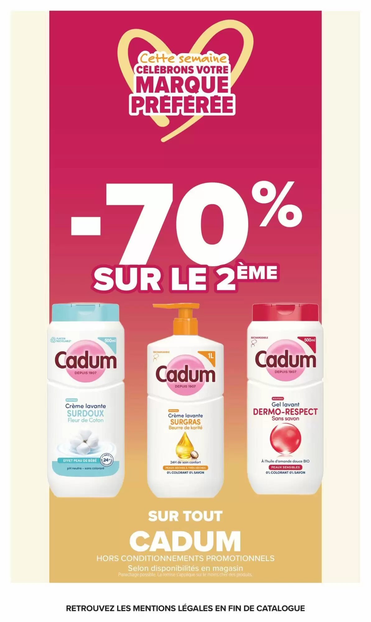 Prospectus promotionnel Carrefour Market valable à partir du 25/08/2026 - Page 56.