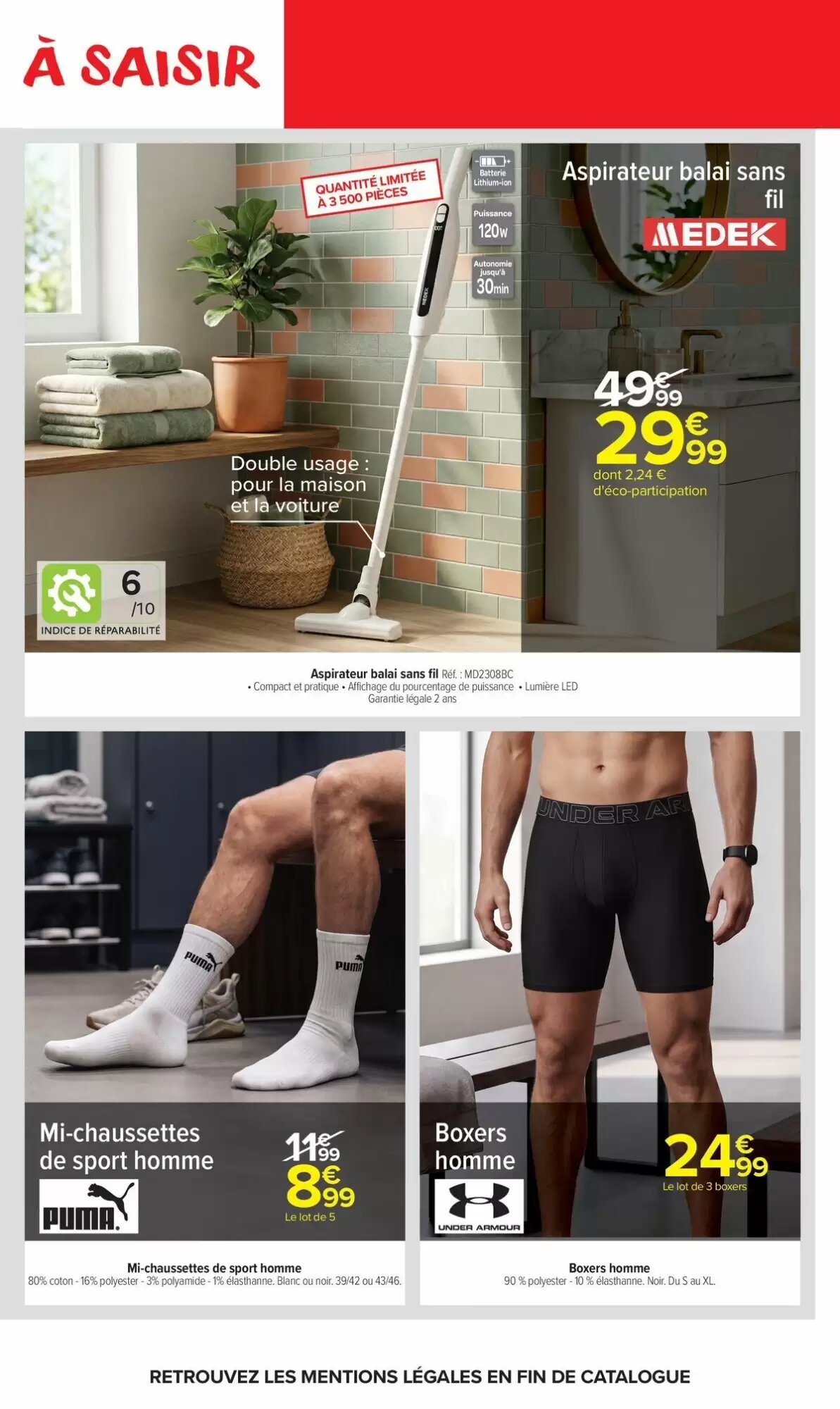 Prospectus promotionnel Carrefour Market valable à partir du 25/08/2026 - Page 60.