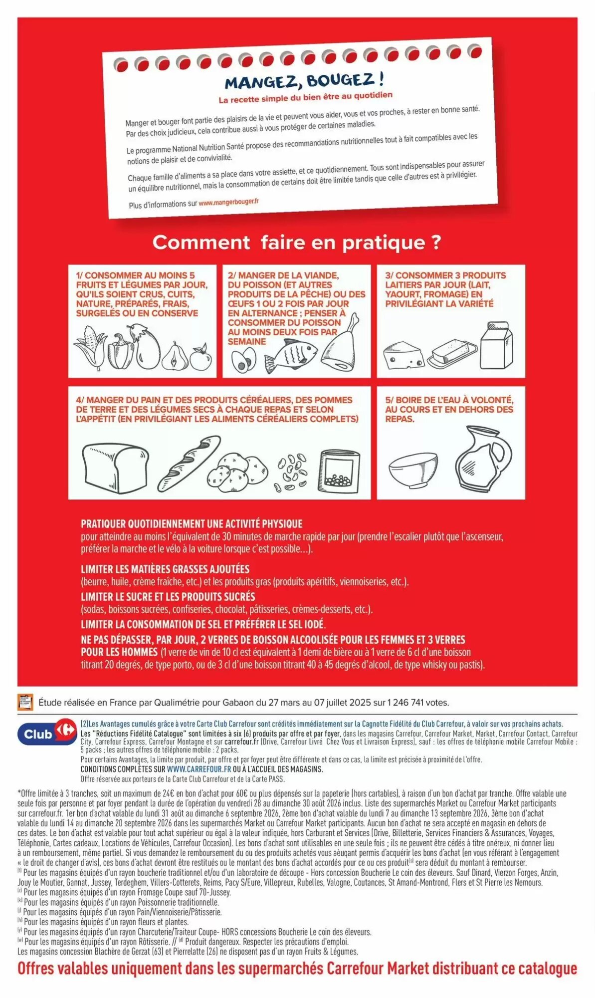 Prospectus promotionnel Carrefour Market valable à partir du 25/08/2026 - Page 61.