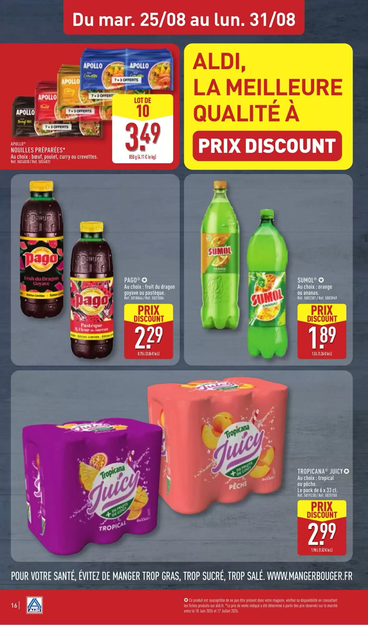 Prospectus promotionnel ALDI valable à partir du 25/08/2026 - Page 18.