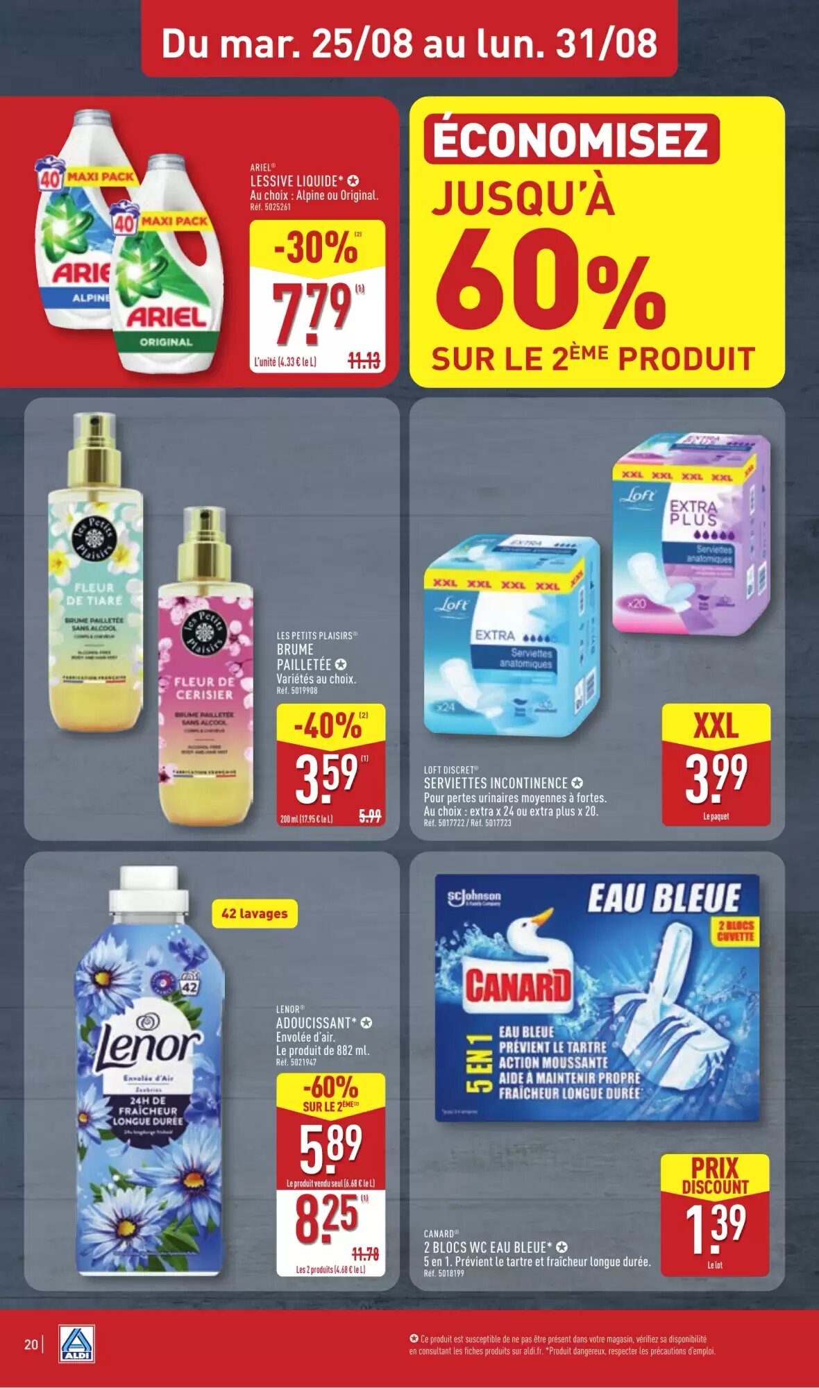 Prospectus promotionnel ALDI valable à partir du 25/08/2026 - Page 22.